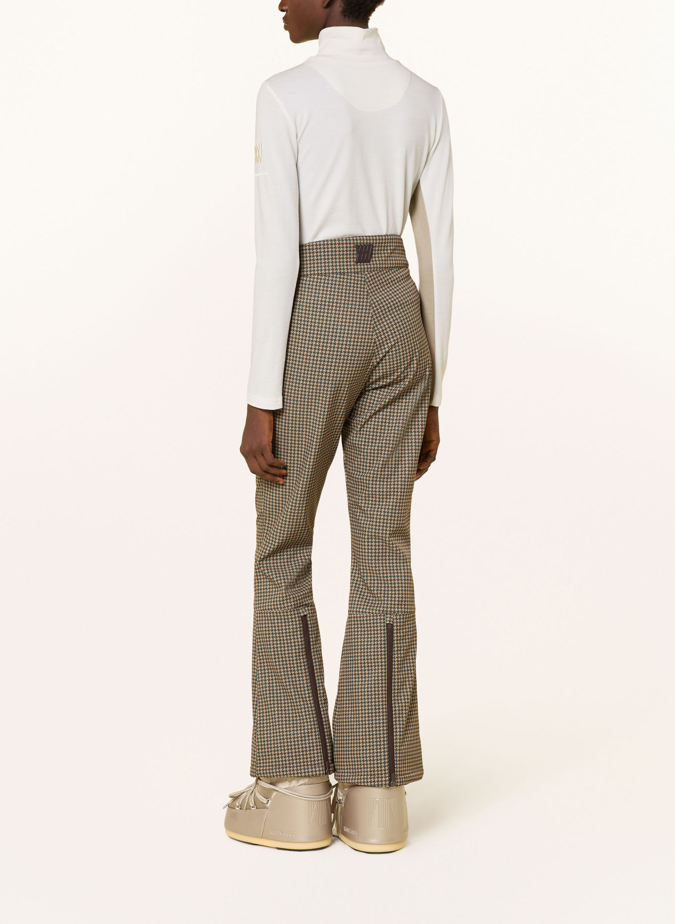 WE NORWEGIANS Midlayer VOSS met merinowol: CRÈME / BEIGE / ZWART