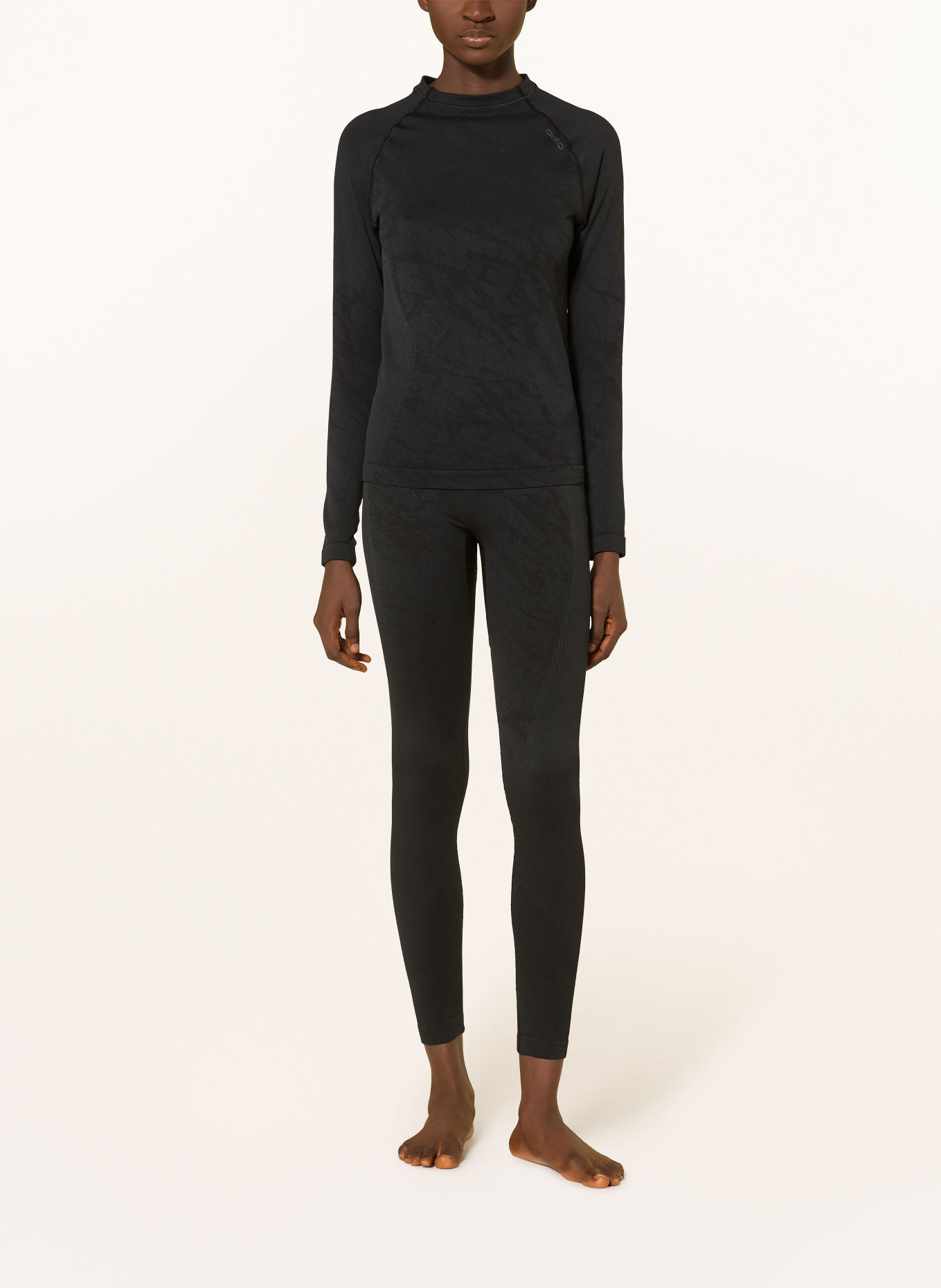 odlo Tricou funcțional PERFORMANCE WARM BLACKCOMB: NEGRU