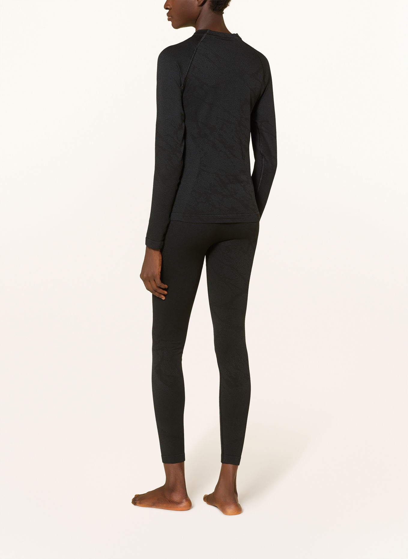 odlo Tricou funcțional PERFORMANCE WARM BLACKCOMB: NEGRU