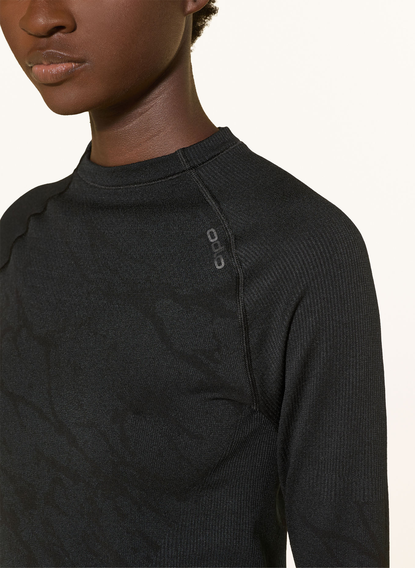 odlo Tricou funcțional PERFORMANCE WARM BLACKCOMB: NEGRU