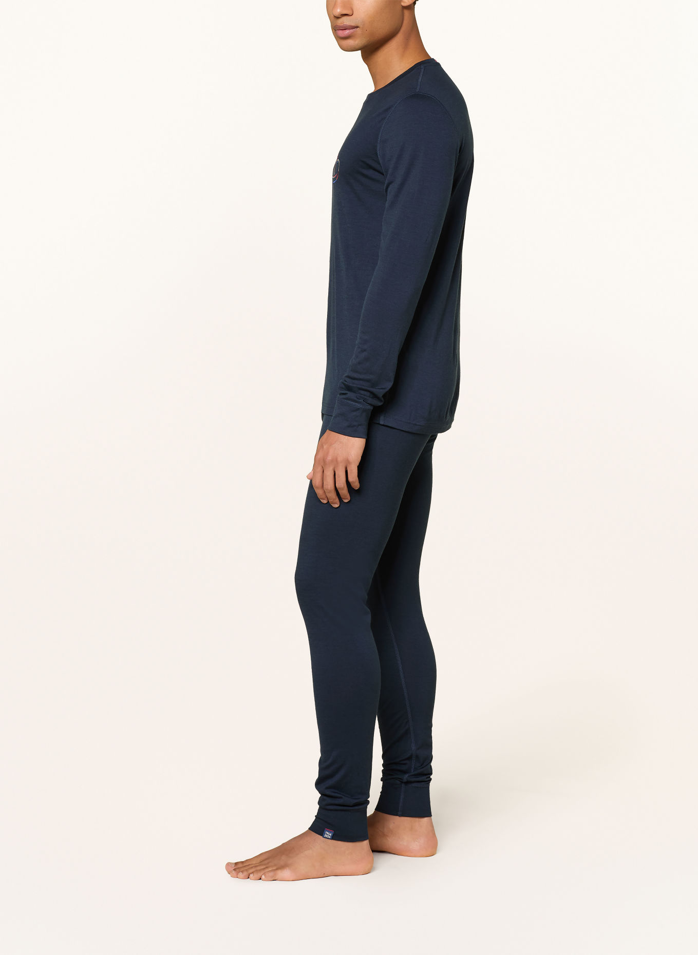 odlo Funktionswäsche-Hose MERINO 200 80 YEARS aus Merinowolle: DUNKELBLAU
