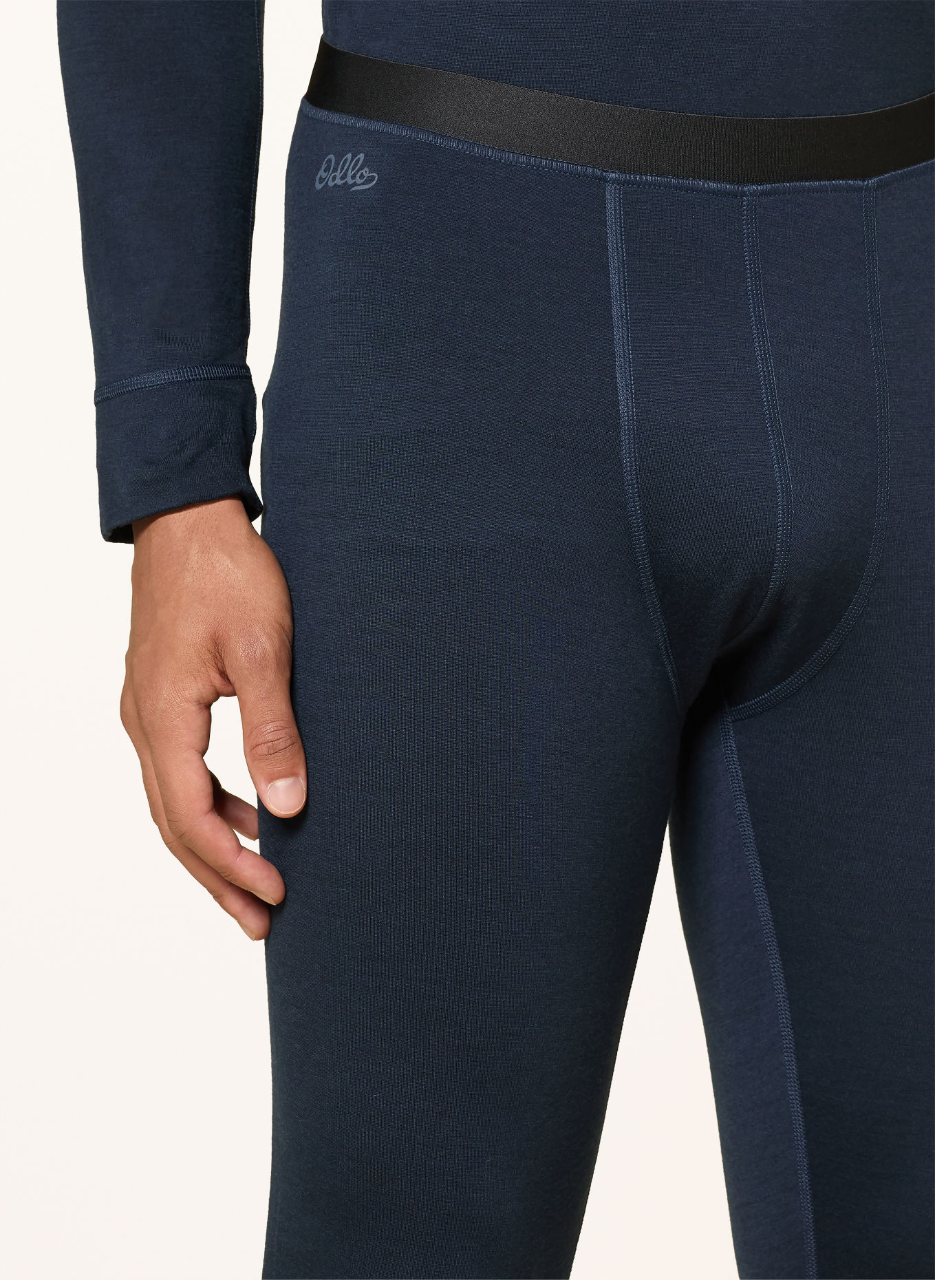 odlo Funktionswäsche-Hose MERINO 200 80 YEARS aus Merinowolle: DUNKELBLAU