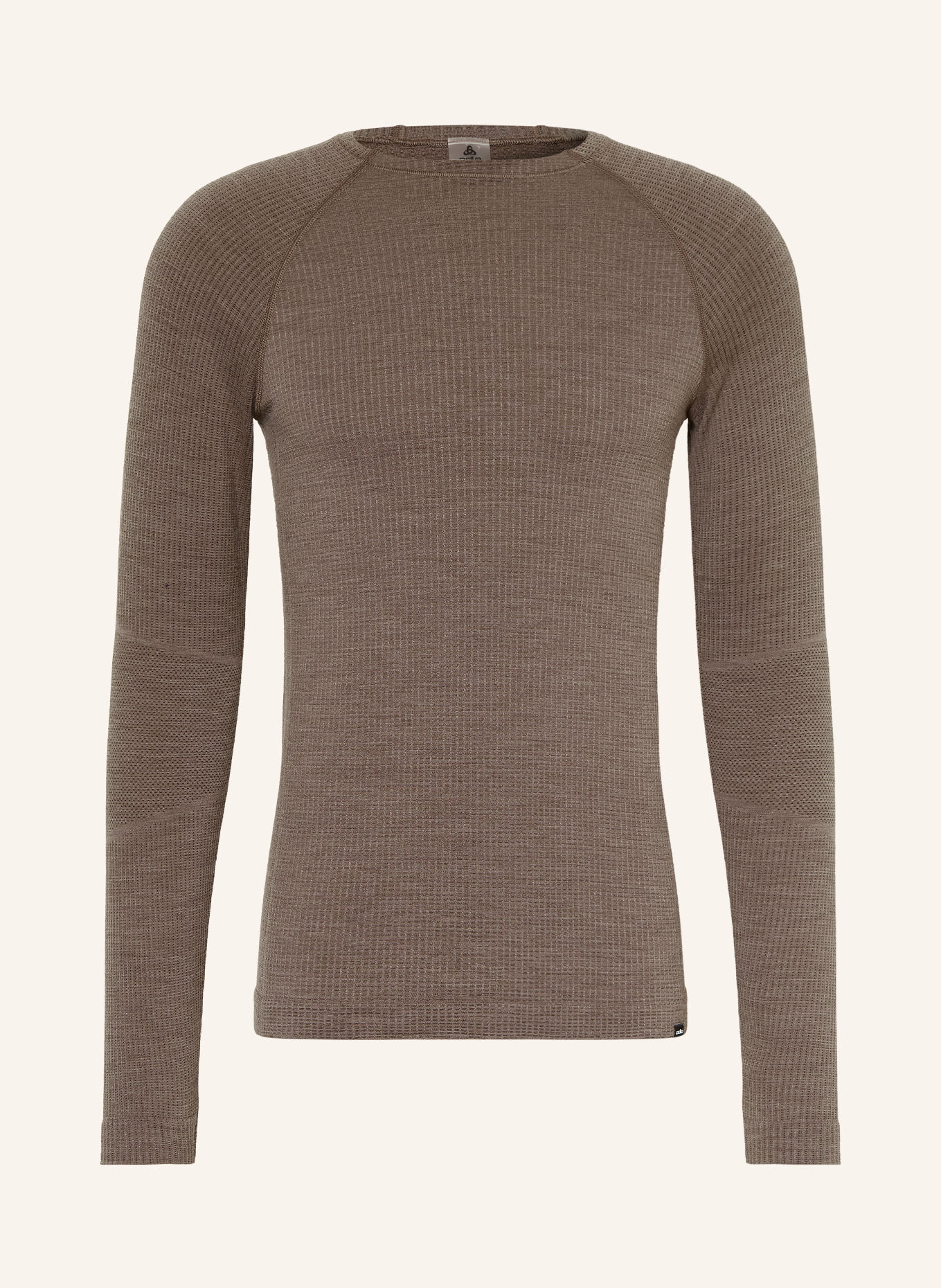 odlo Trainingsshirt SEAMLESS PERFORMANCE WOOL met merinowol: BRUIN