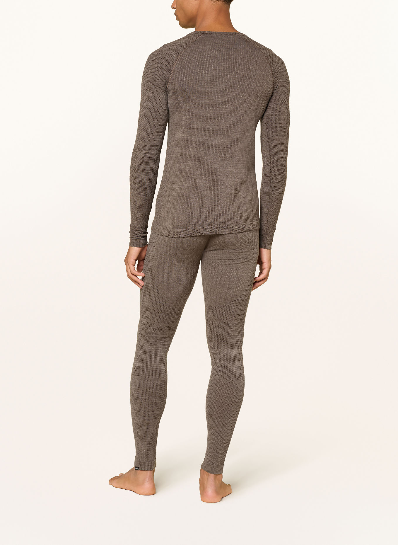 odlo Trainingsshirt SEAMLESS PERFORMANCE WOOL met merinowol: BRUIN