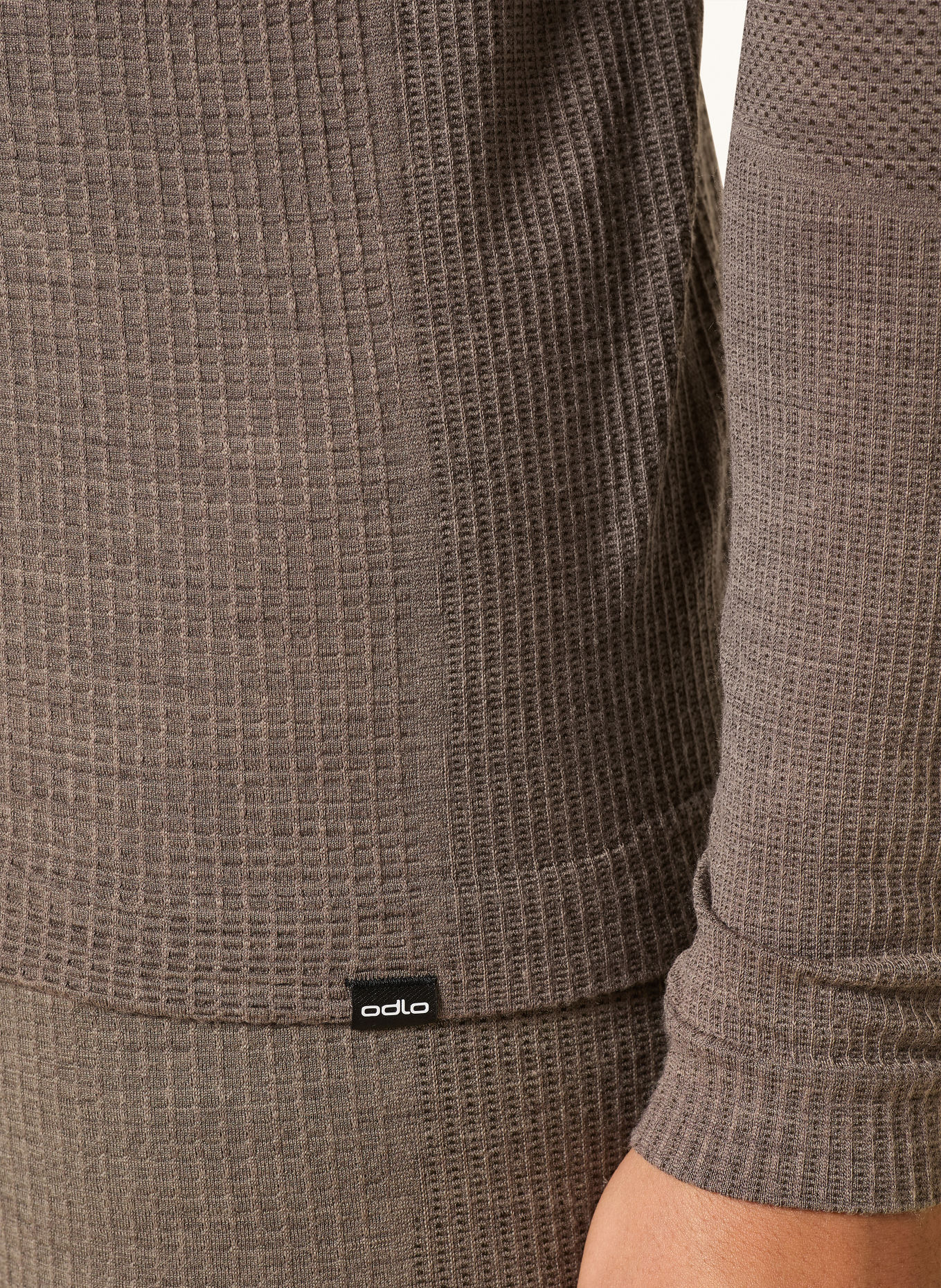 odlo Trainingsshirt SEAMLESS PERFORMANCE WOOL met merinowol: BRUIN