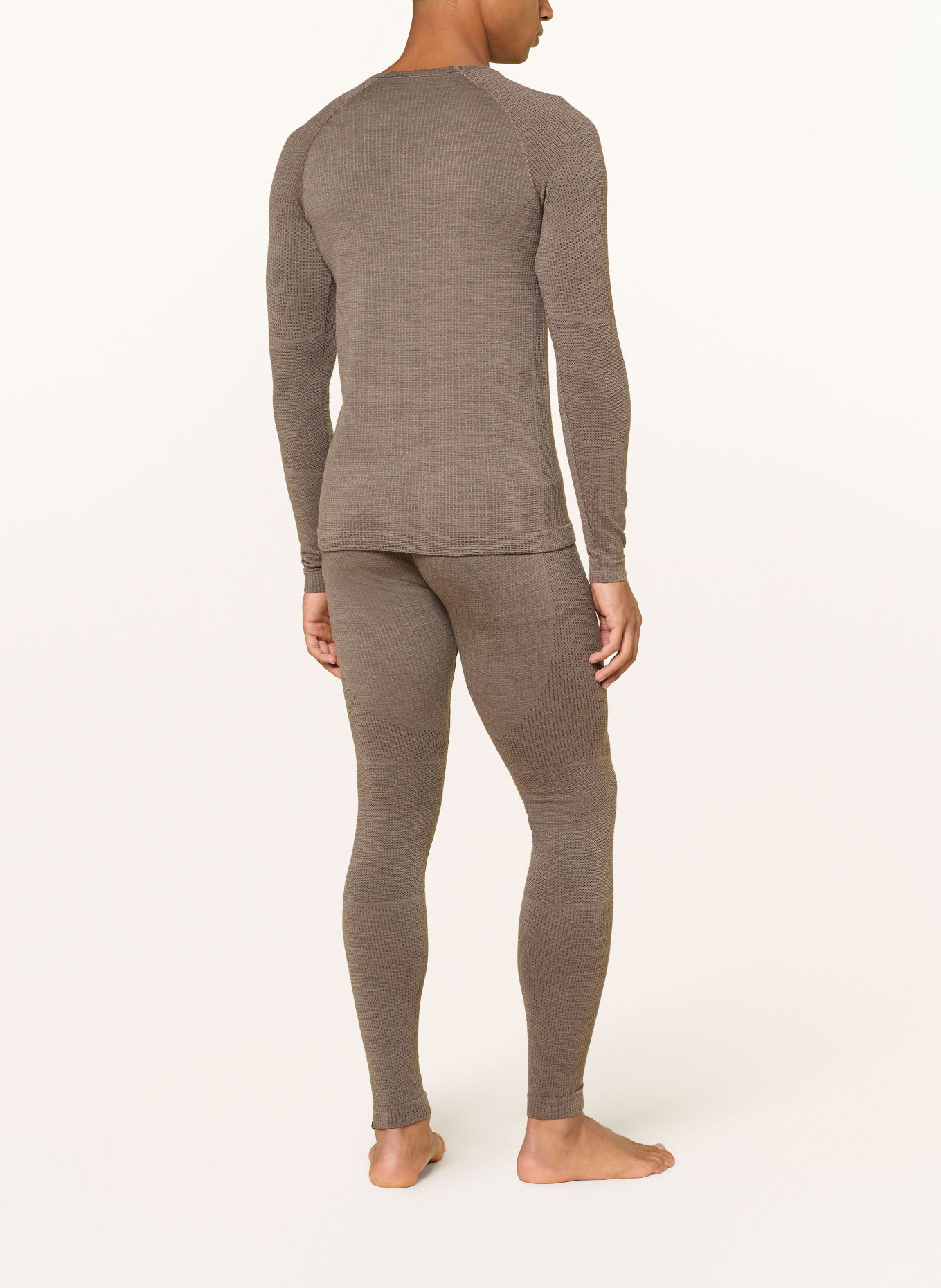 odlo Funktionswäsche-Hose SEAMLESS PERFORMANCE WOOL mit Merinowolle: BRAUN