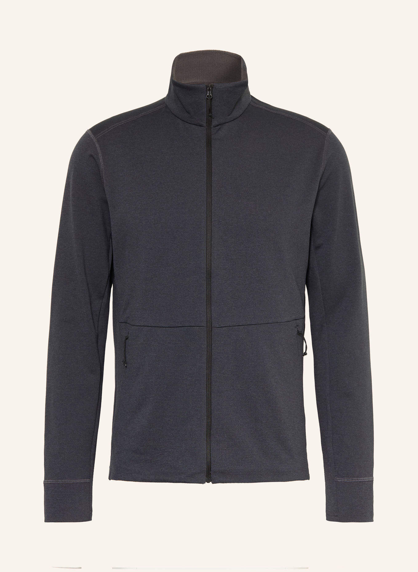 odlo Bunda Midlayer GRID FLEECE: ČERNÁ
