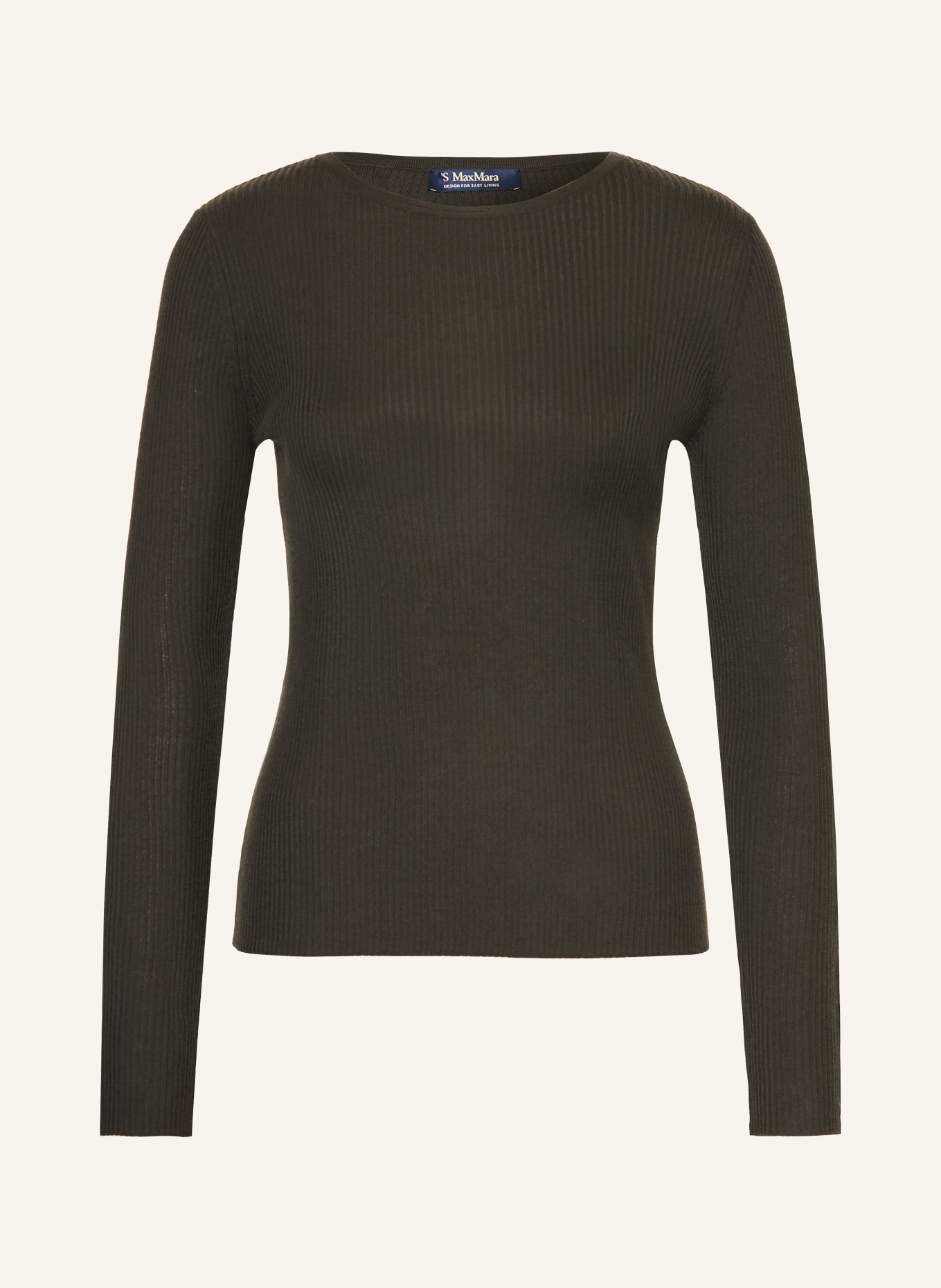 S Max Mara Long-sleeve shirt: DARK BROWN