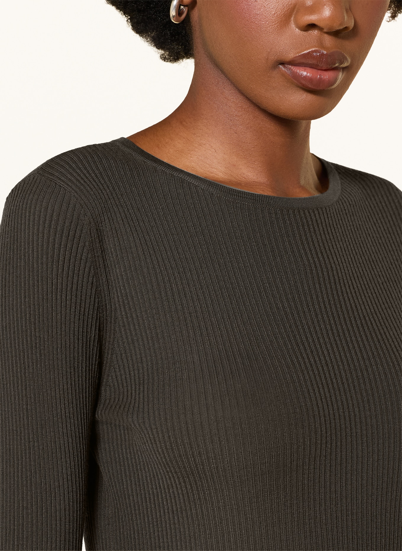 S Max Mara Long-sleeve shirt: DARK BROWN