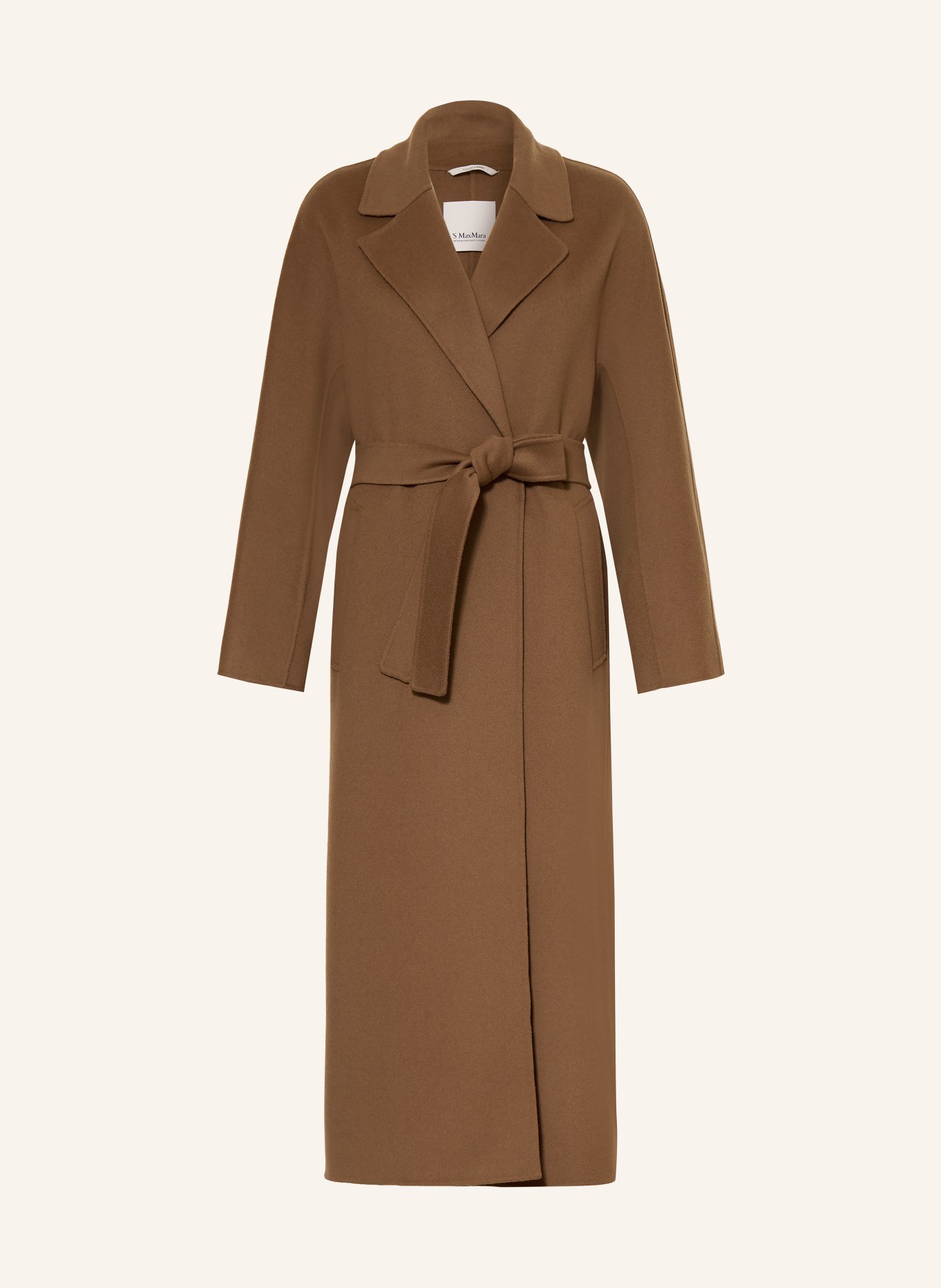 S Max Mara Wollmantel PENELOPE: HELLBRAUN