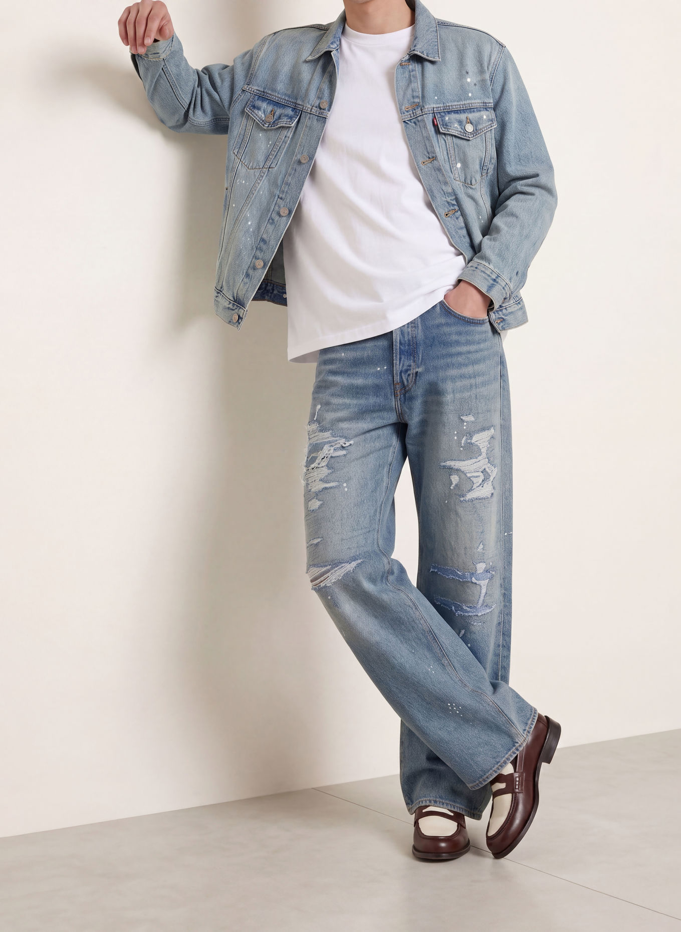 Levi's® Jeans 501 LOOSE Loose Fit: 20 Med Indigo - Worn In