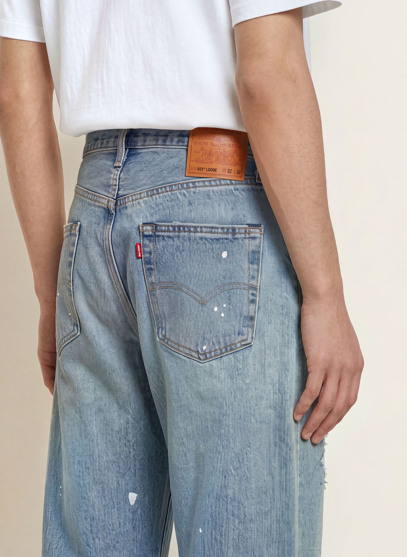 Levi's® Jeans 501 LOOSE Loose Fit: 20 Med Indigo - Worn In