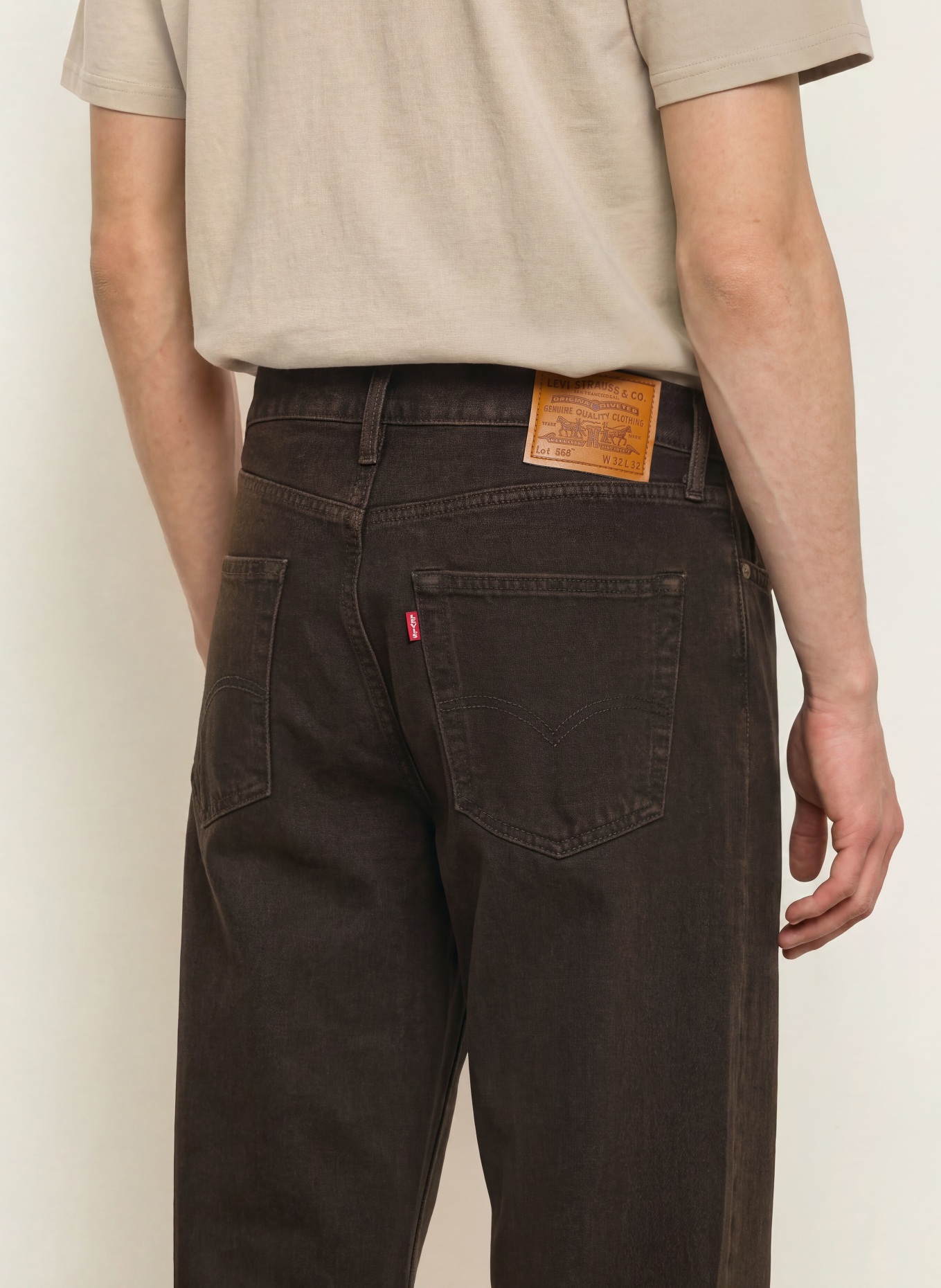 Levi's® Jeans 568 LOOSE STRAIGHT Loose Fit: 81 Browns