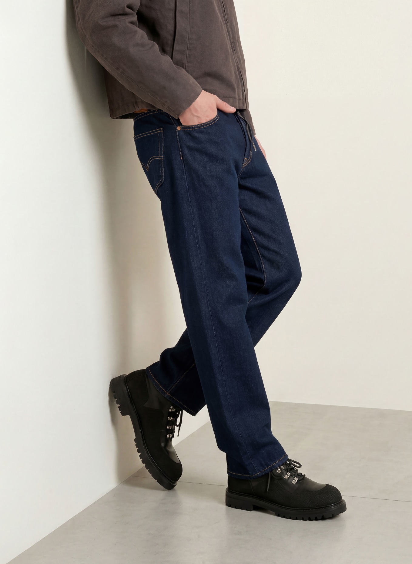 Levi's® Blugi 501 LOOSE, croială largă: 06 Dark Indigo - Flat Finish