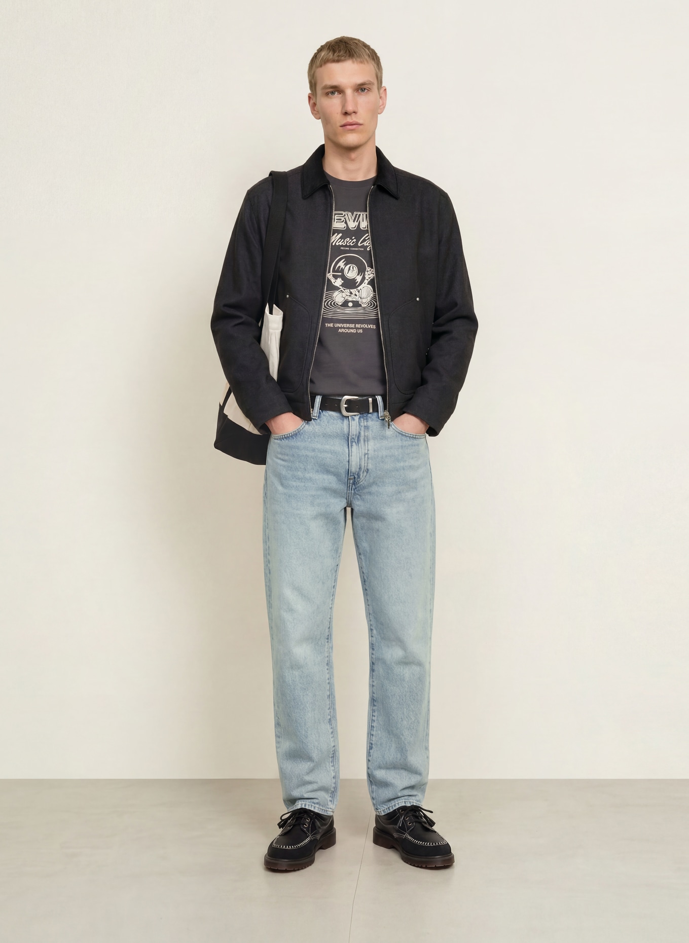 Levi's® Blugi 568, croială dreaptă, largă: 62 Light Indigo - Worn In