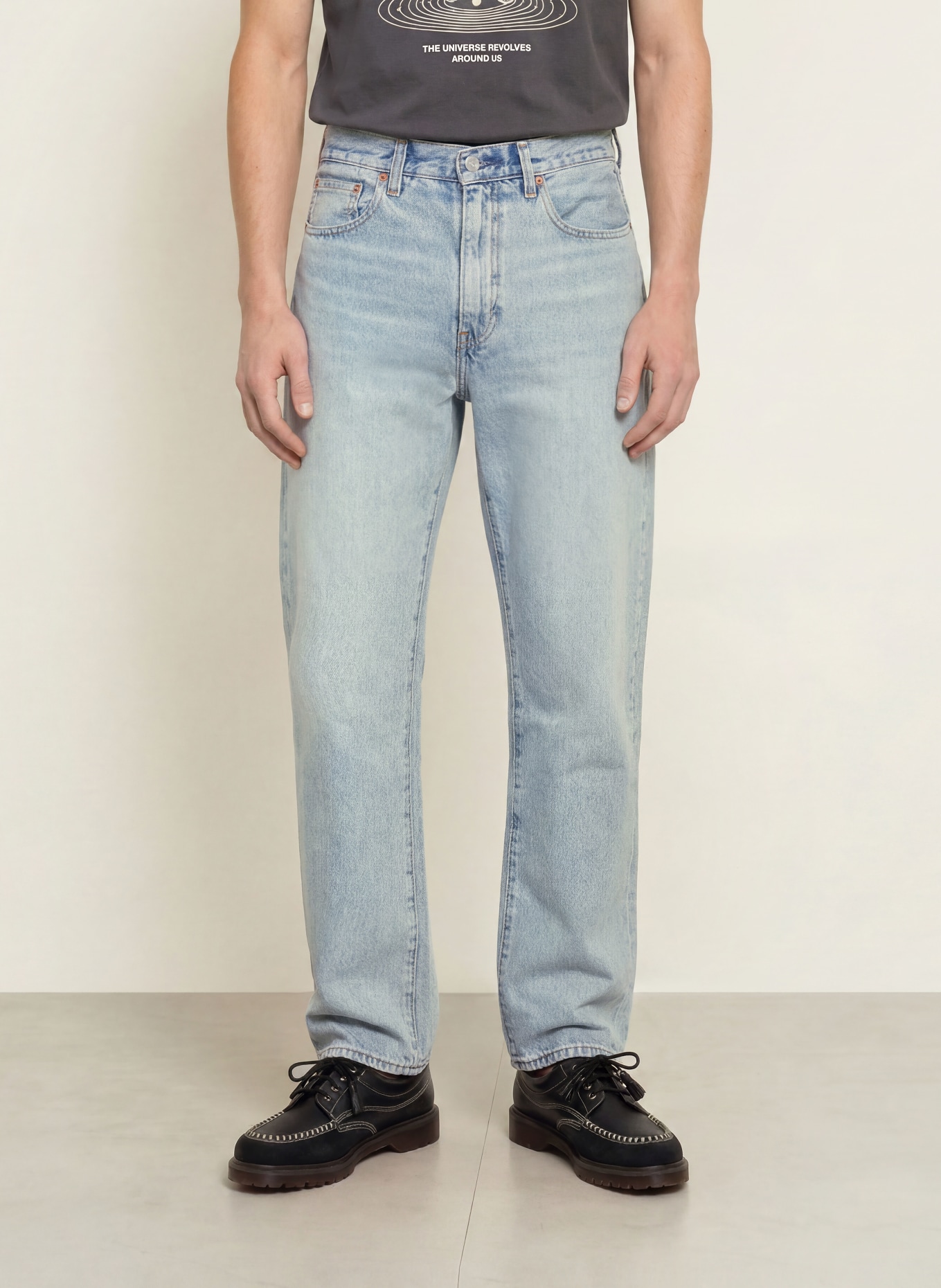 Levi's® Blugi 568, croială dreaptă, largă: 62 Light Indigo - Worn In