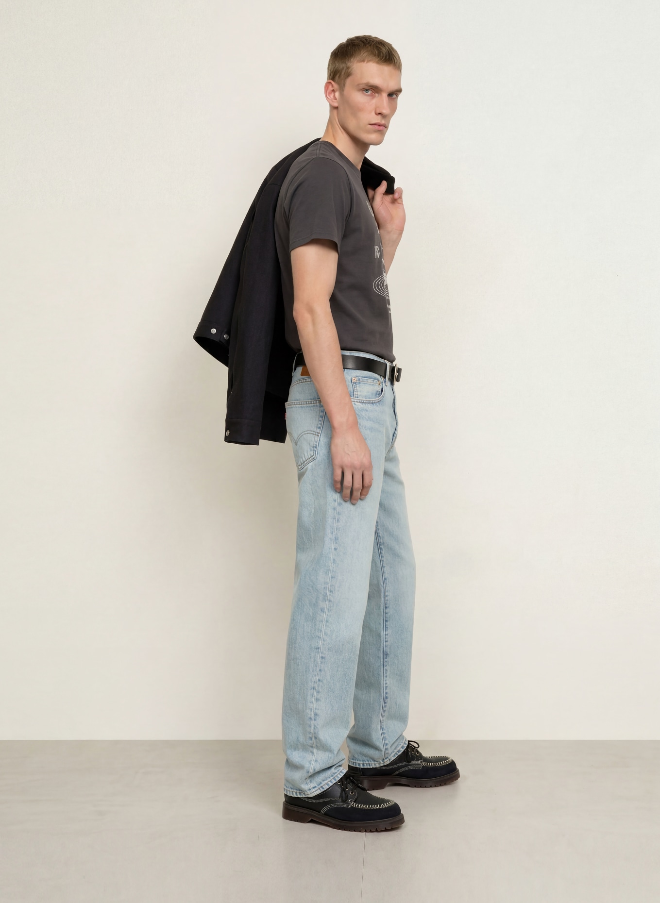 Levi's® Blugi 568, croială dreaptă, largă: 62 Light Indigo - Worn In