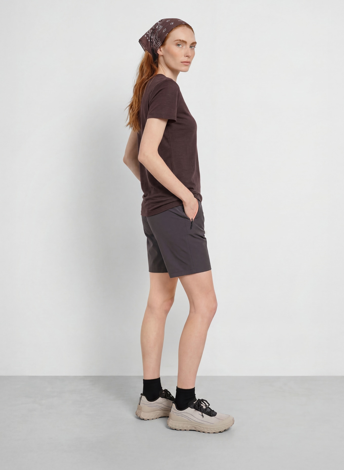 icebreaker T-shirt 150 TECH LITE van merinowol: MARRON FONCÉ