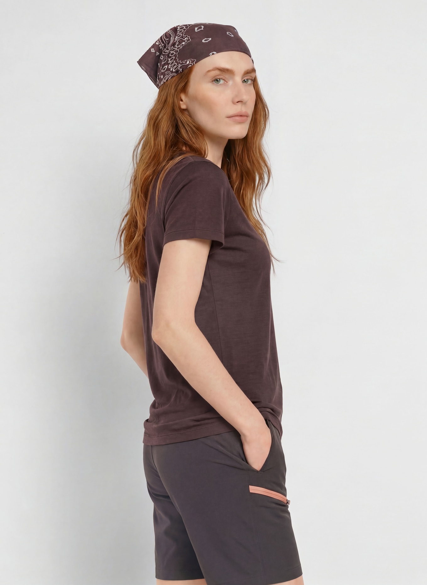 icebreaker T-shirt 150 TECH LITE van merinowol: MARRON FONCÉ