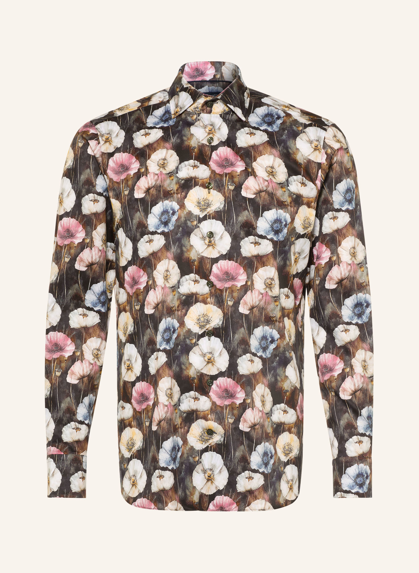 OLYMP SIGNATURE Hemd Signature tailored fit: DUNKELBLAU / ROSA / BEIGE