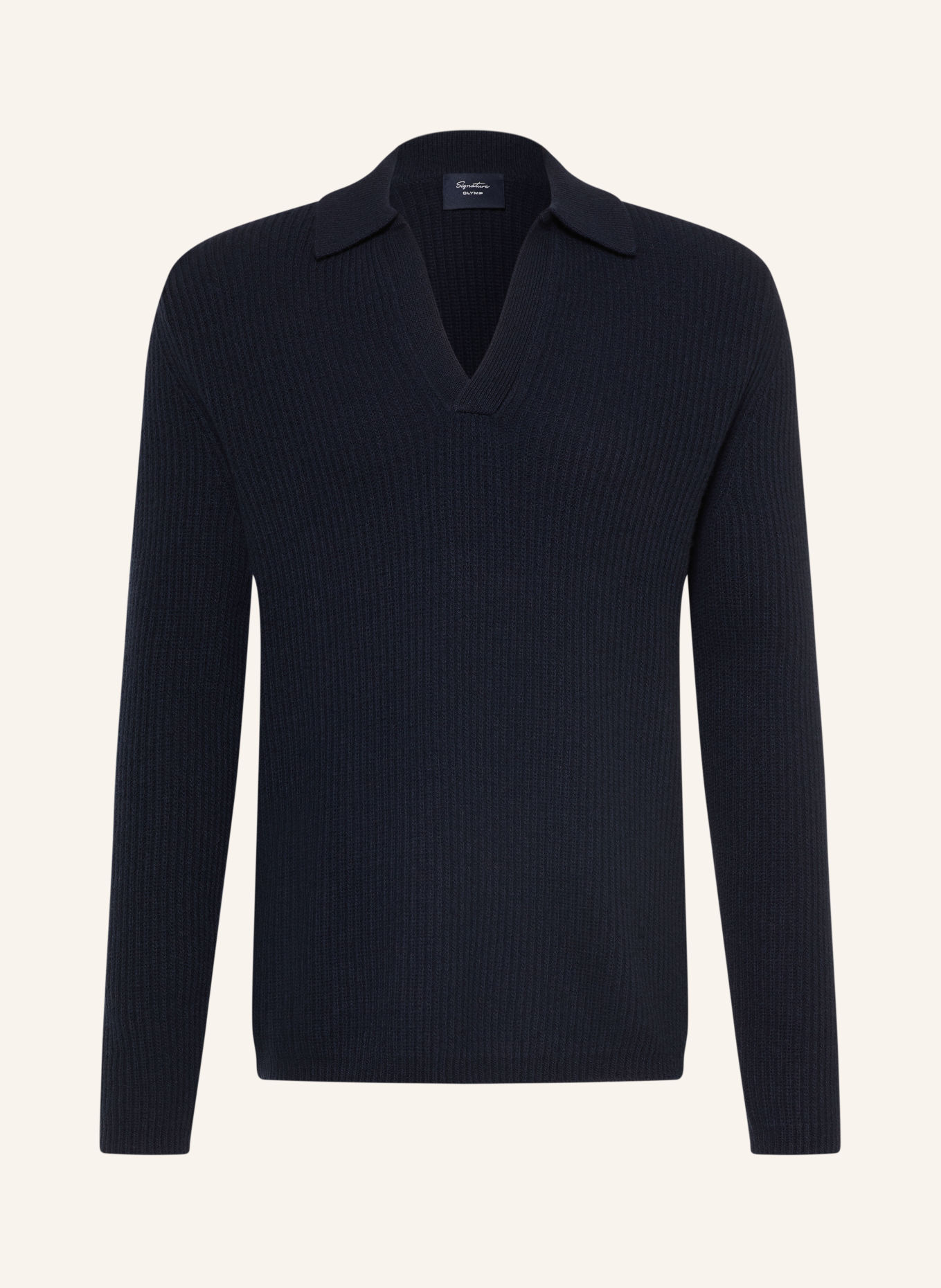 OLYMP SIGNATURE Pullover: DUNKELBLAU