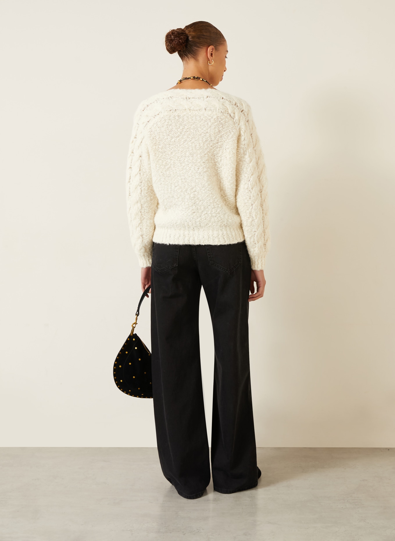 ISABEL MARANT Pulover PONARA: ECRU