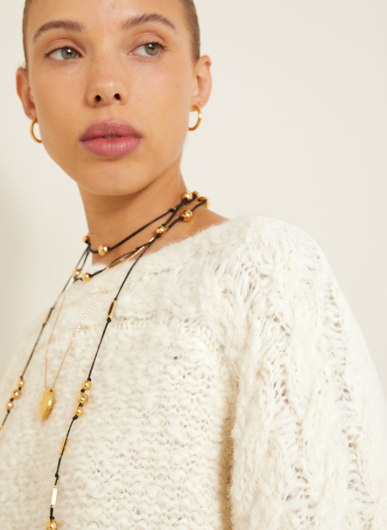 ISABEL MARANT Pulover PONARA: ECRU