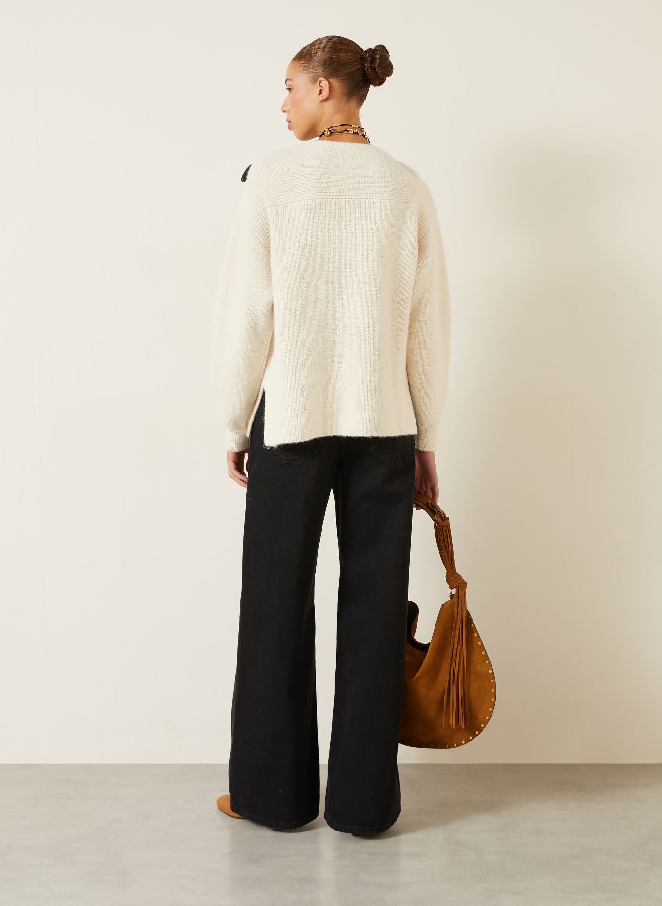 ISABEL MARANT Pull THAIS en alpaga: ÉCRU