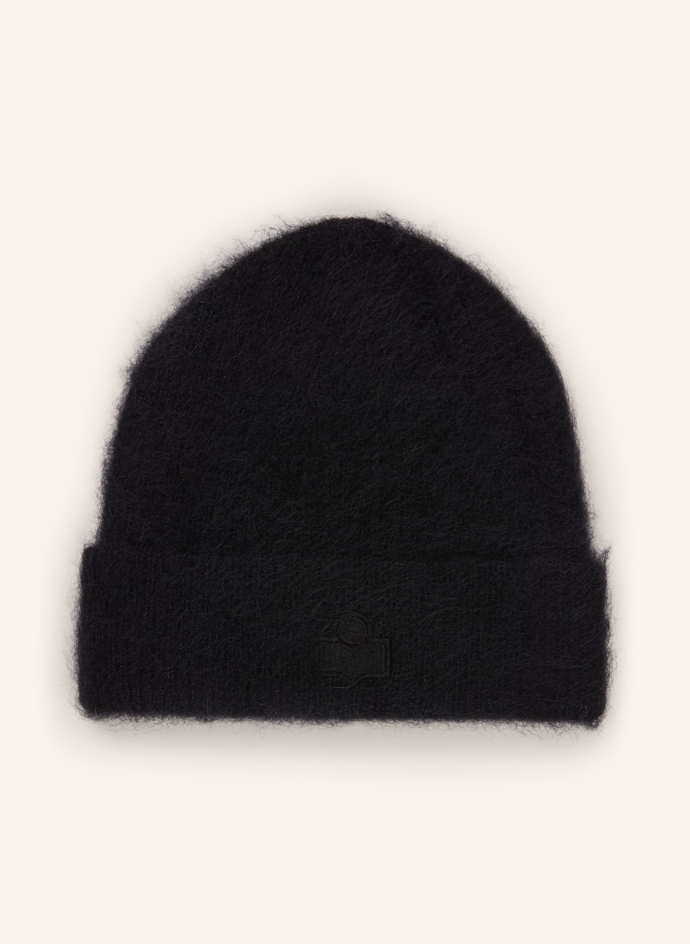 ISABEL MARANT Bonnet PEETA en alpaga: NOIR
