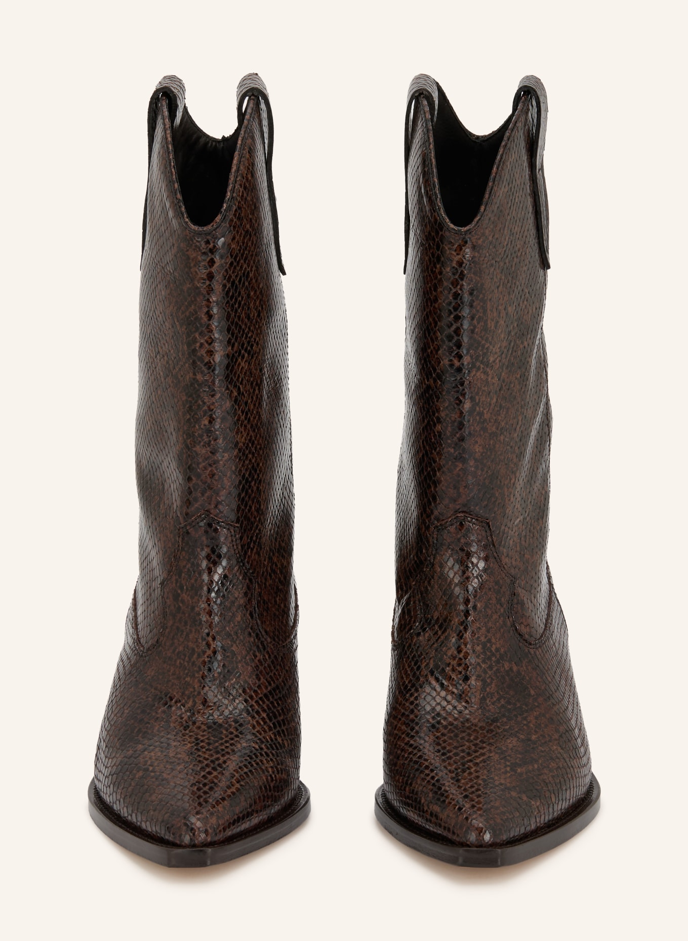 ISABEL MARANT Cowboystövlar DUERTO: MÖRKBRUN / SVART