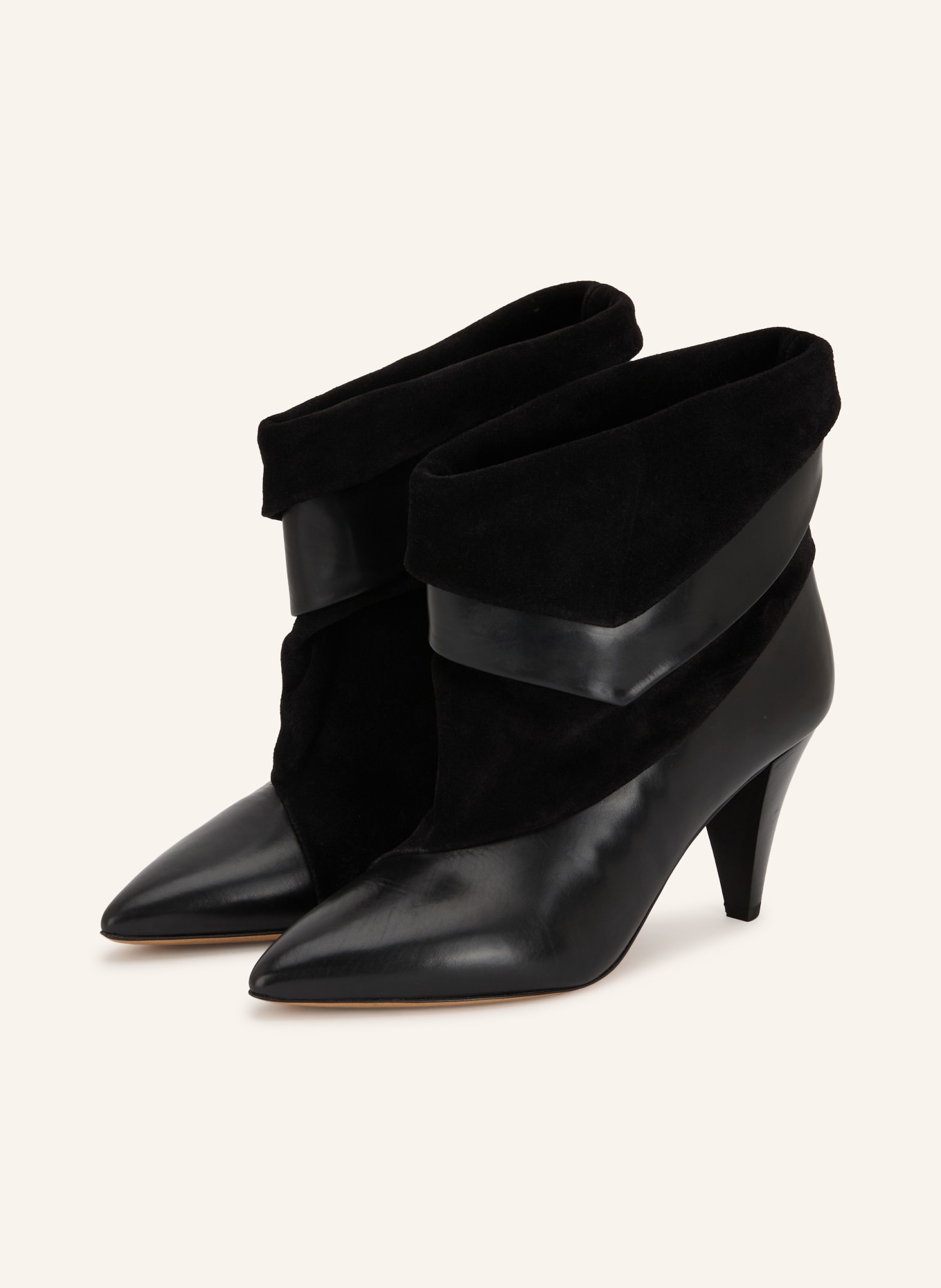 ISABEL MARANT Botki LYONE: CZARNY