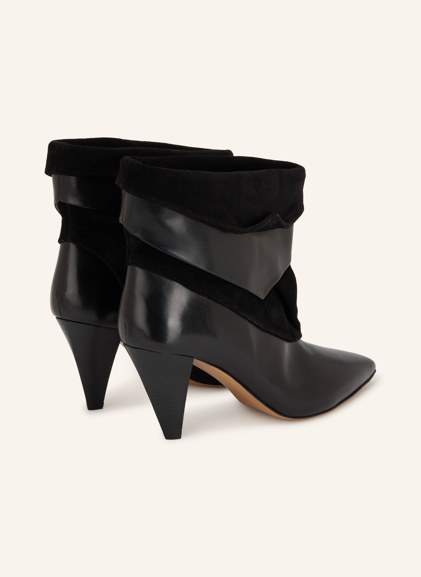 ISABEL MARANT Botki LYONE: CZARNY