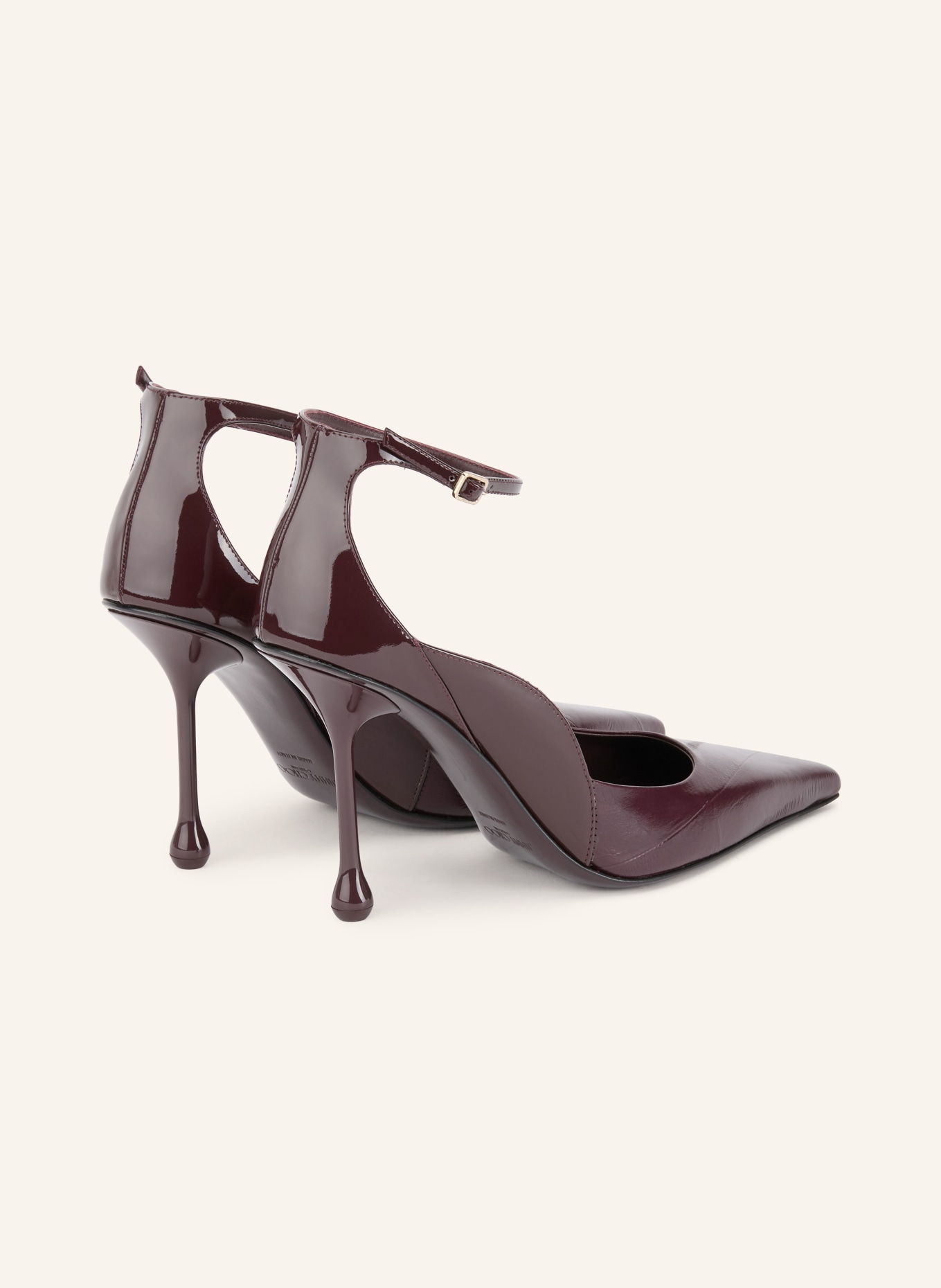 JIMMY CHOO Lodičky QUINCI 95: TMAVĚ ČERVENÁ