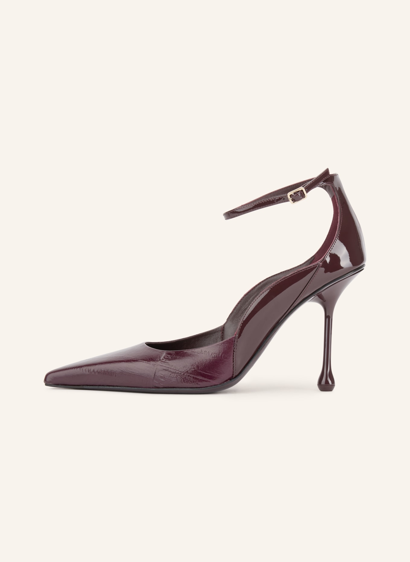 JIMMY CHOO Lodičky QUINCI 95: TMAVĚ ČERVENÁ
