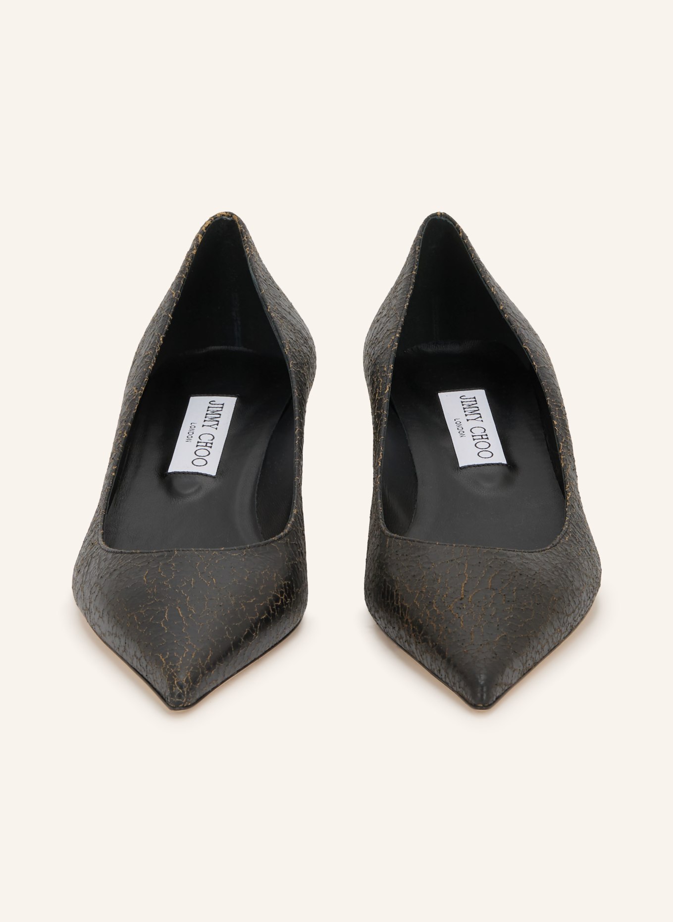 JIMMY CHOO Escarpins AMELIA: MARRON FONCÉ