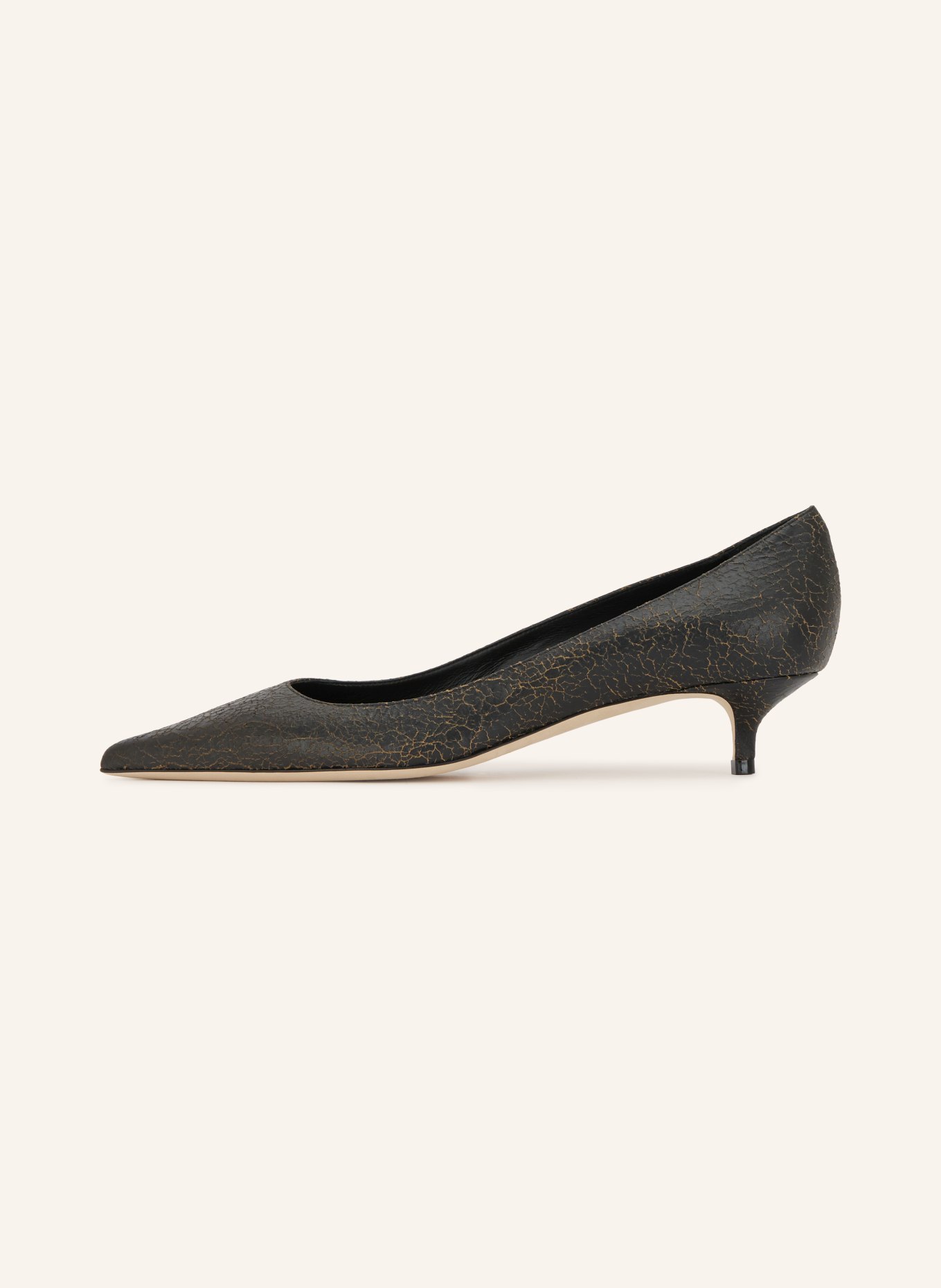 JIMMY CHOO Escarpins AMELIA: MARRON FONCÉ