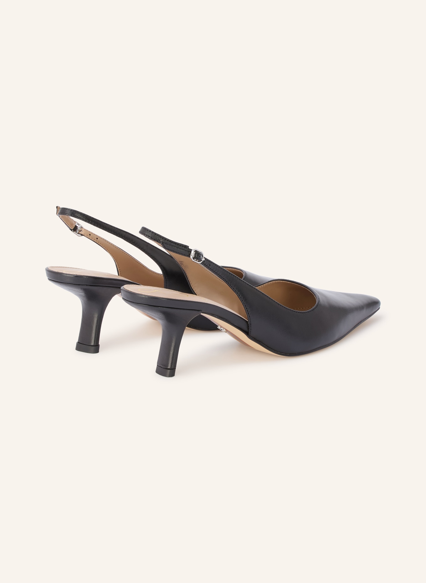 Sam Edelman BIANKA Slingback pumps: BLACK / SILVER