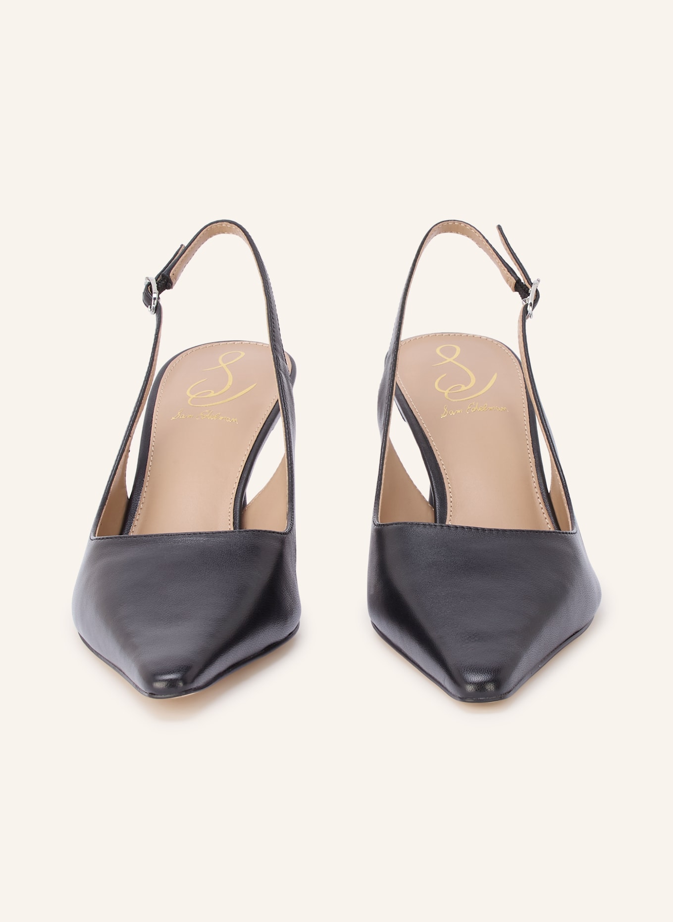 Sam Edelman BIANKA Slingback pumps: BLACK / SILVER