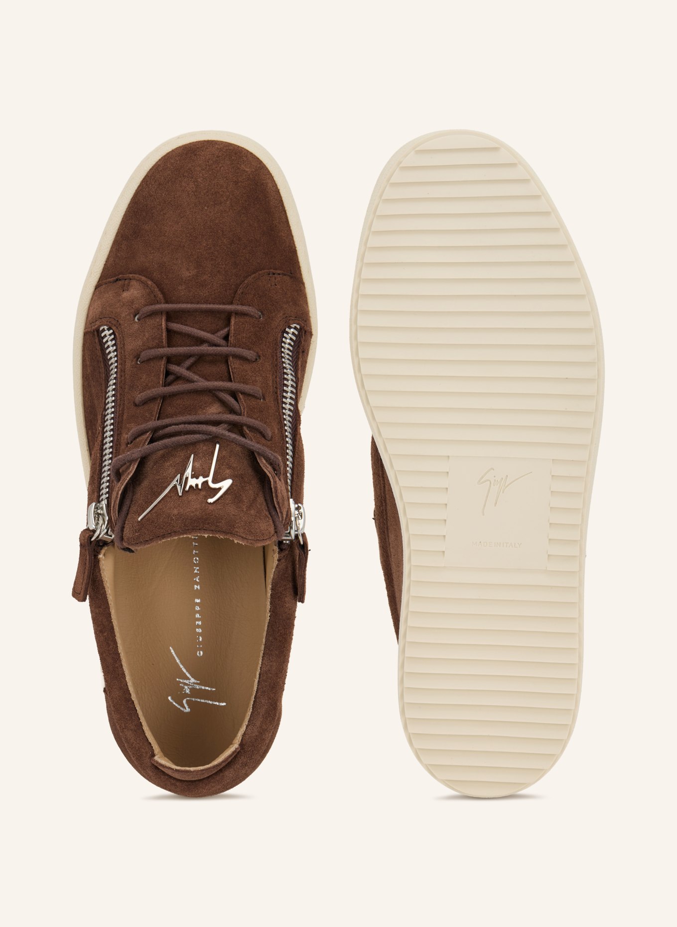 GIUSEPPE ZANOTTI DESIGN Sneakers: DARK BROWN