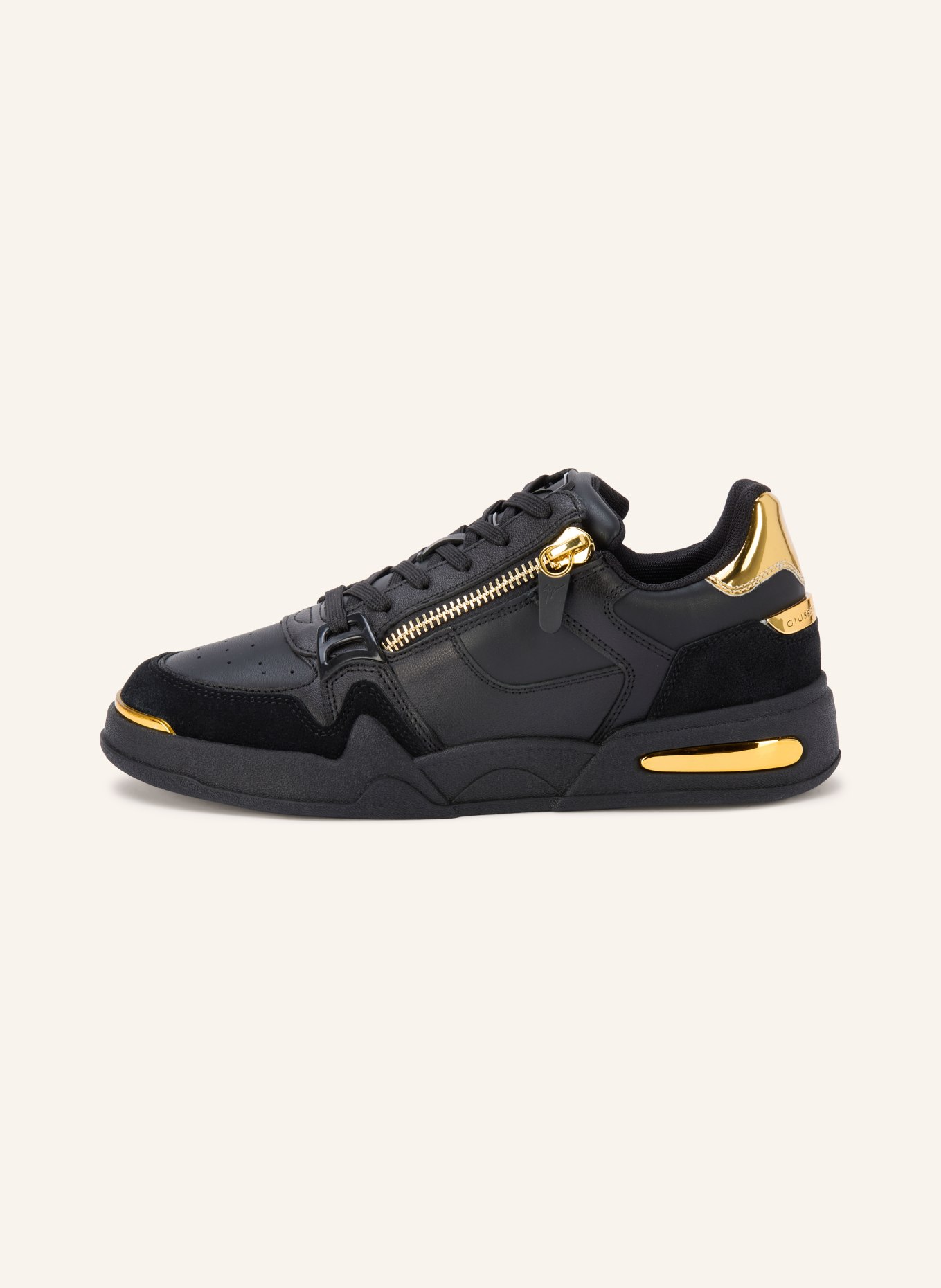 GIUSEPPE ZANOTTI DESIGN Sneaker: SCHWARZ / GOLD