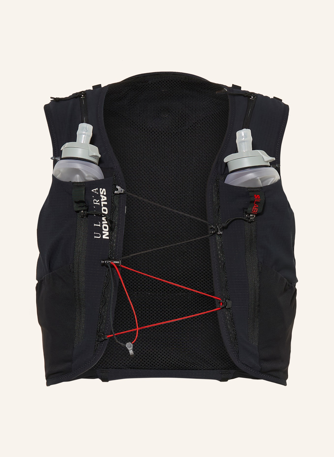 SALOMON Hardloopbodywarmer S/LAB ULTRA 12: ZWART