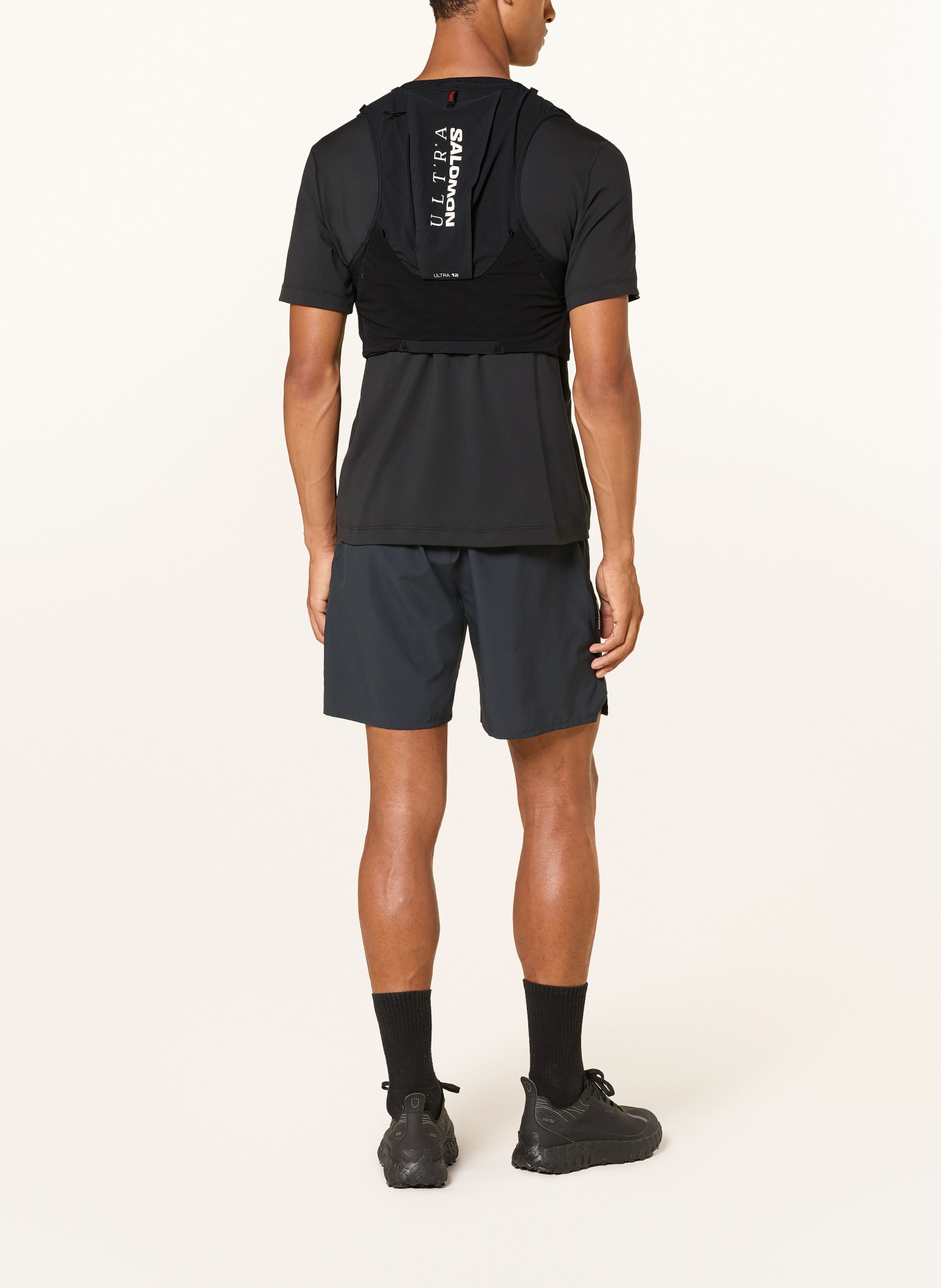 SALOMON Hardloopbodywarmer S/LAB ULTRA 12: ZWART