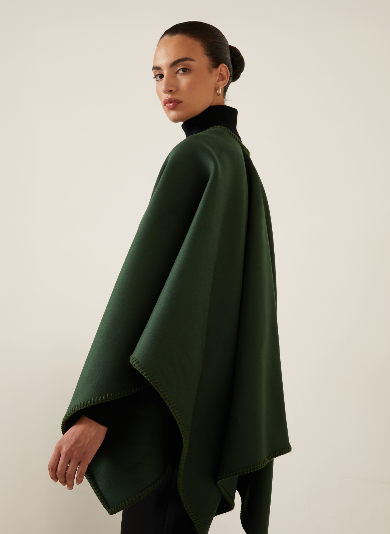 Max Mara COLOMBA Stole: DARK GREEN