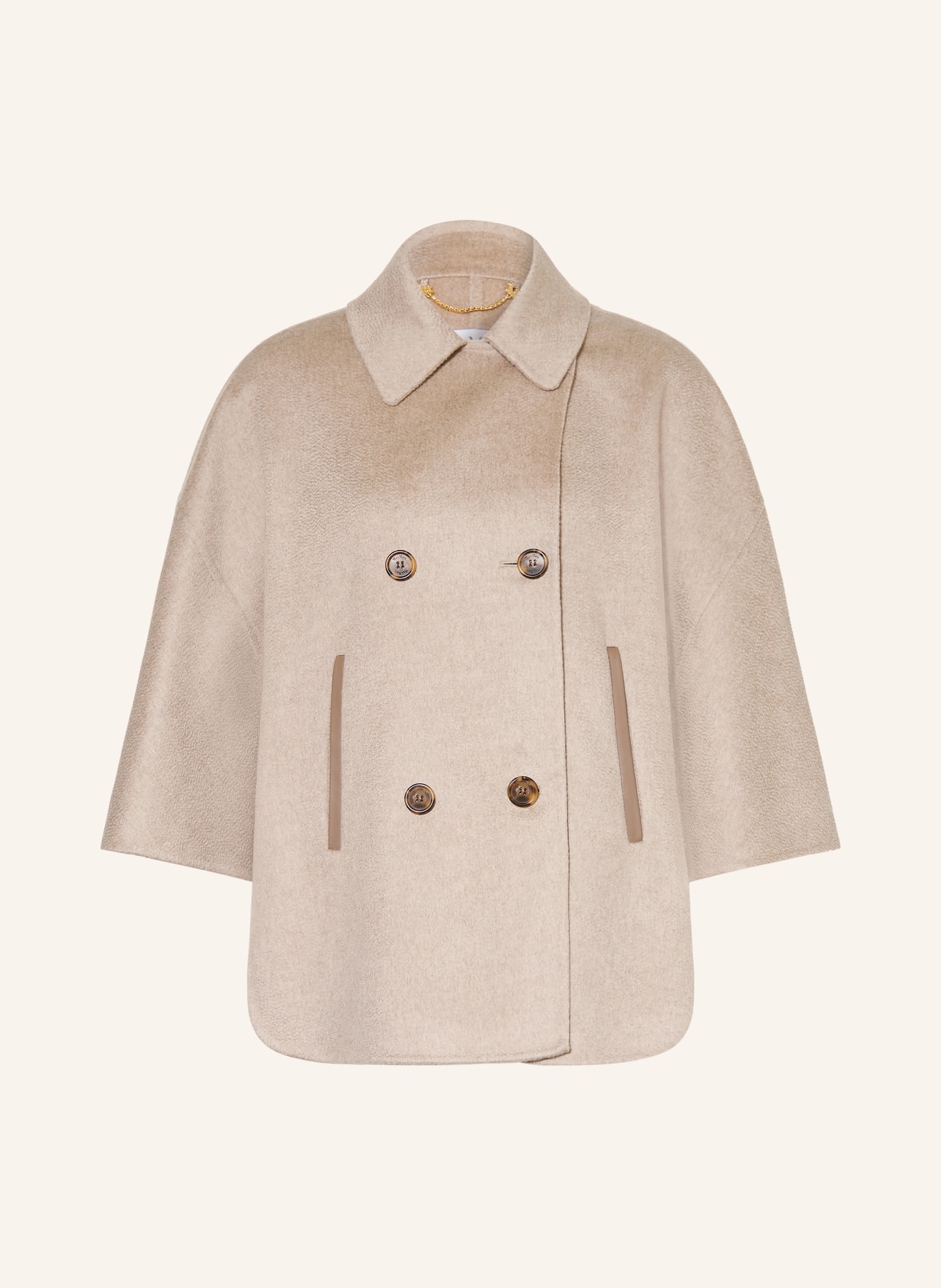 Max Mara Kashmir-kappe OSPITE: BEIGE