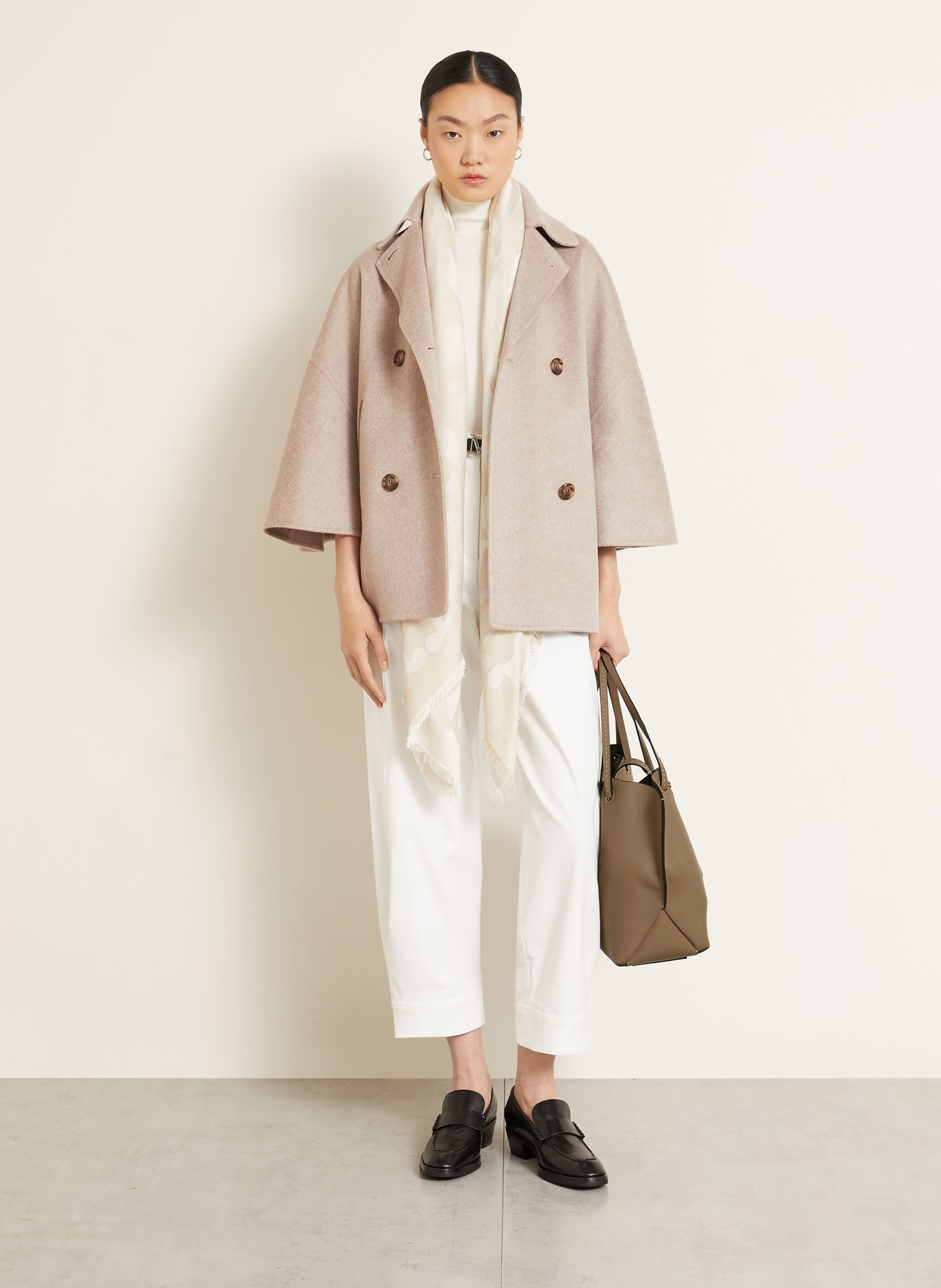 Max Mara Kashmir-kappe OSPITE: BEIGE