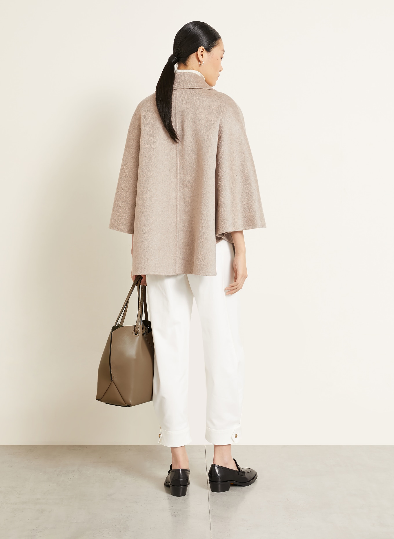 Max Mara Kashmir-kappe OSPITE: BEIGE