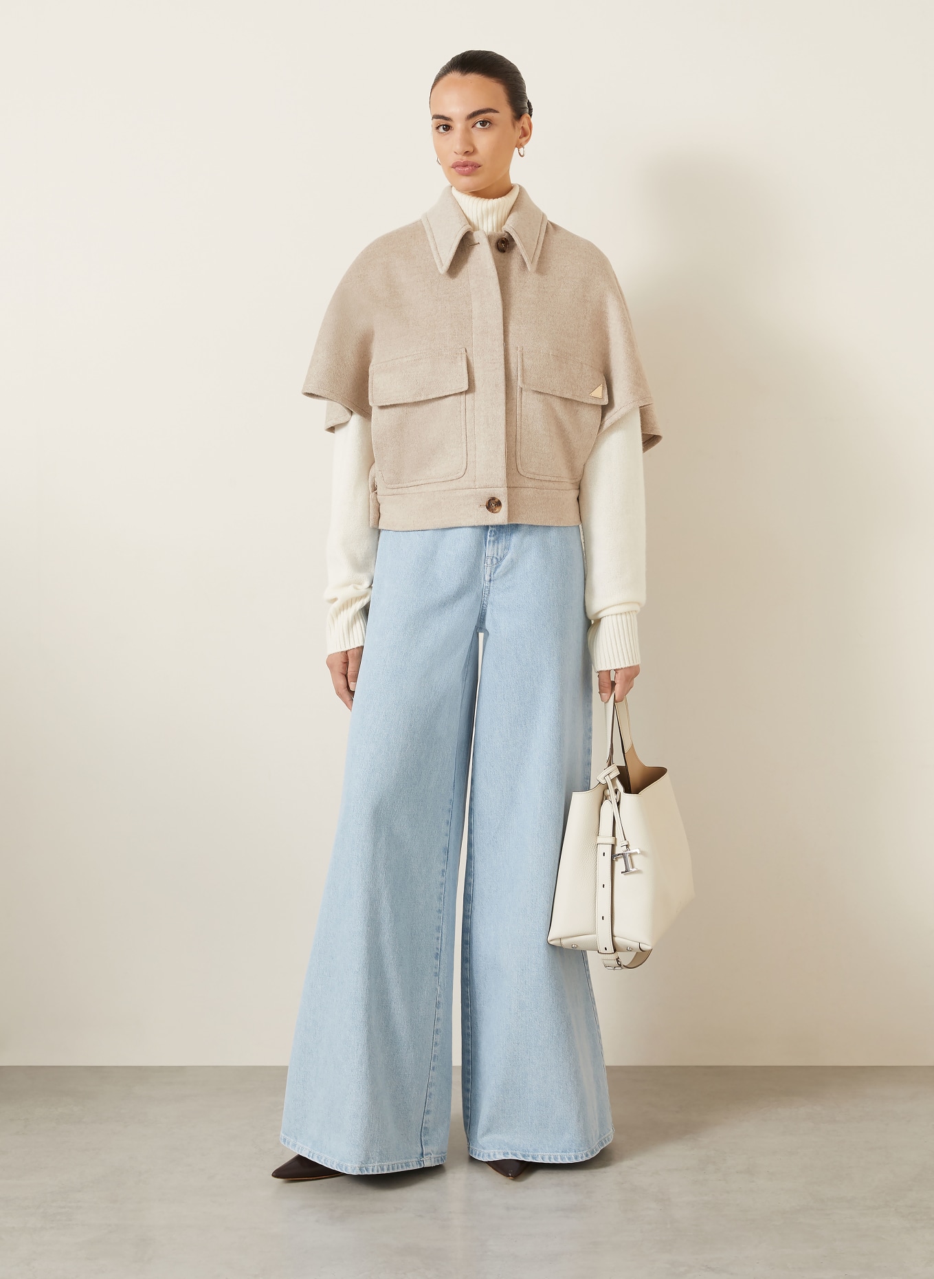 Max Mara Cashmere-Cape DREAM: BEIGE