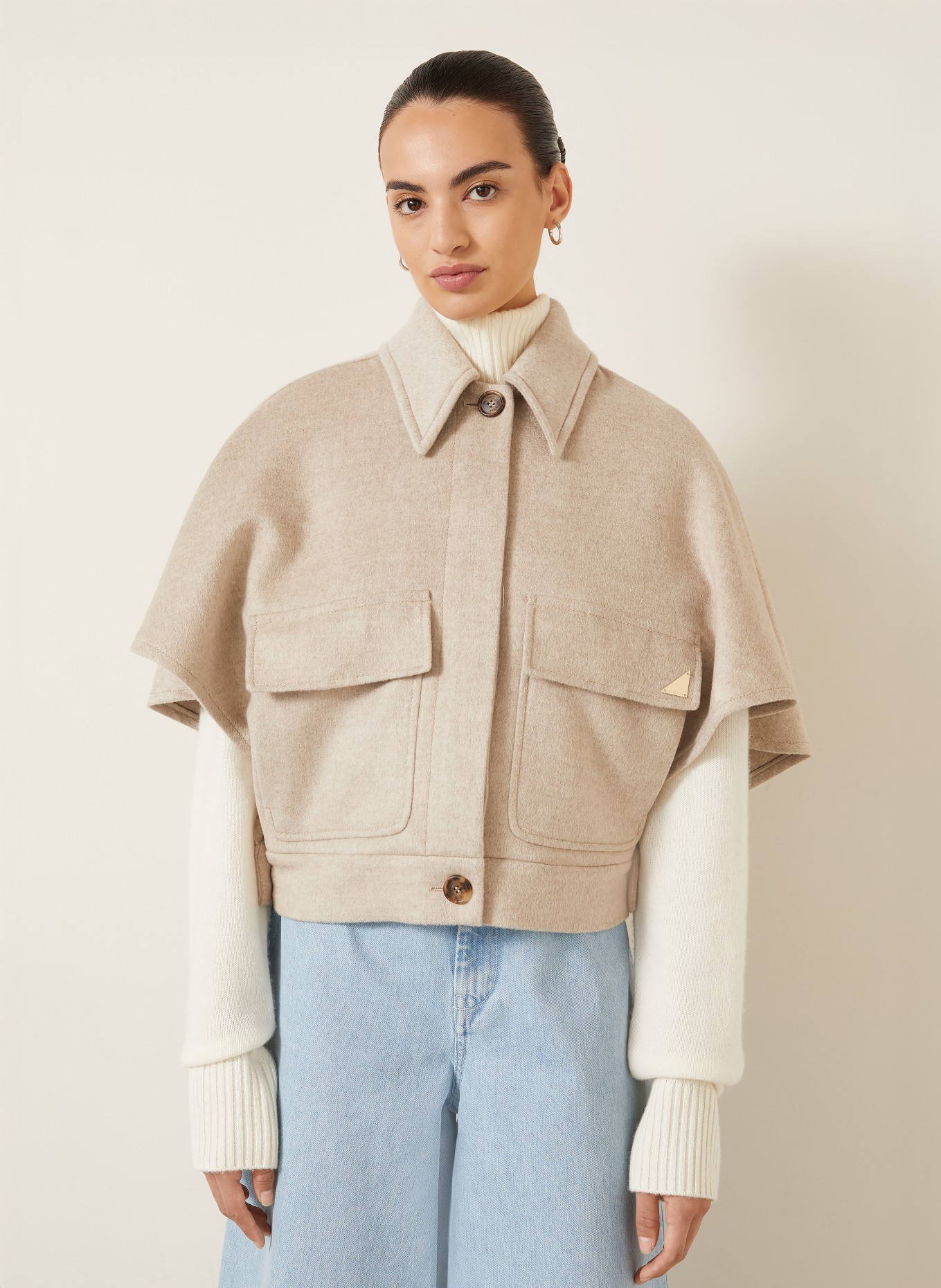 Max Mara Cashmere-Cape DREAM: BEIGE