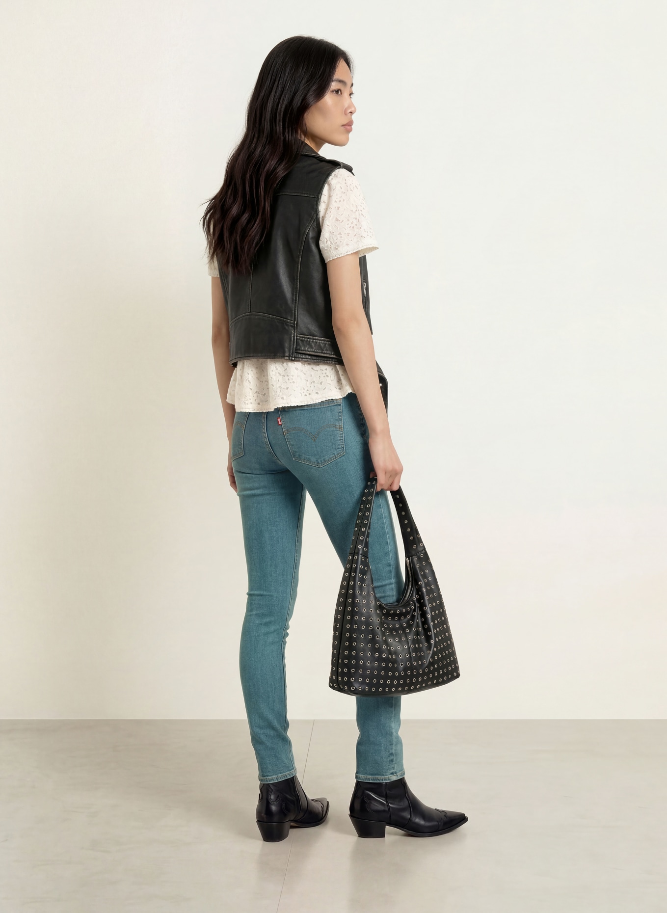 Levi's® Skinny džíny 311 SHAPING SKINNY: 64 Med Indigo - Worn In
