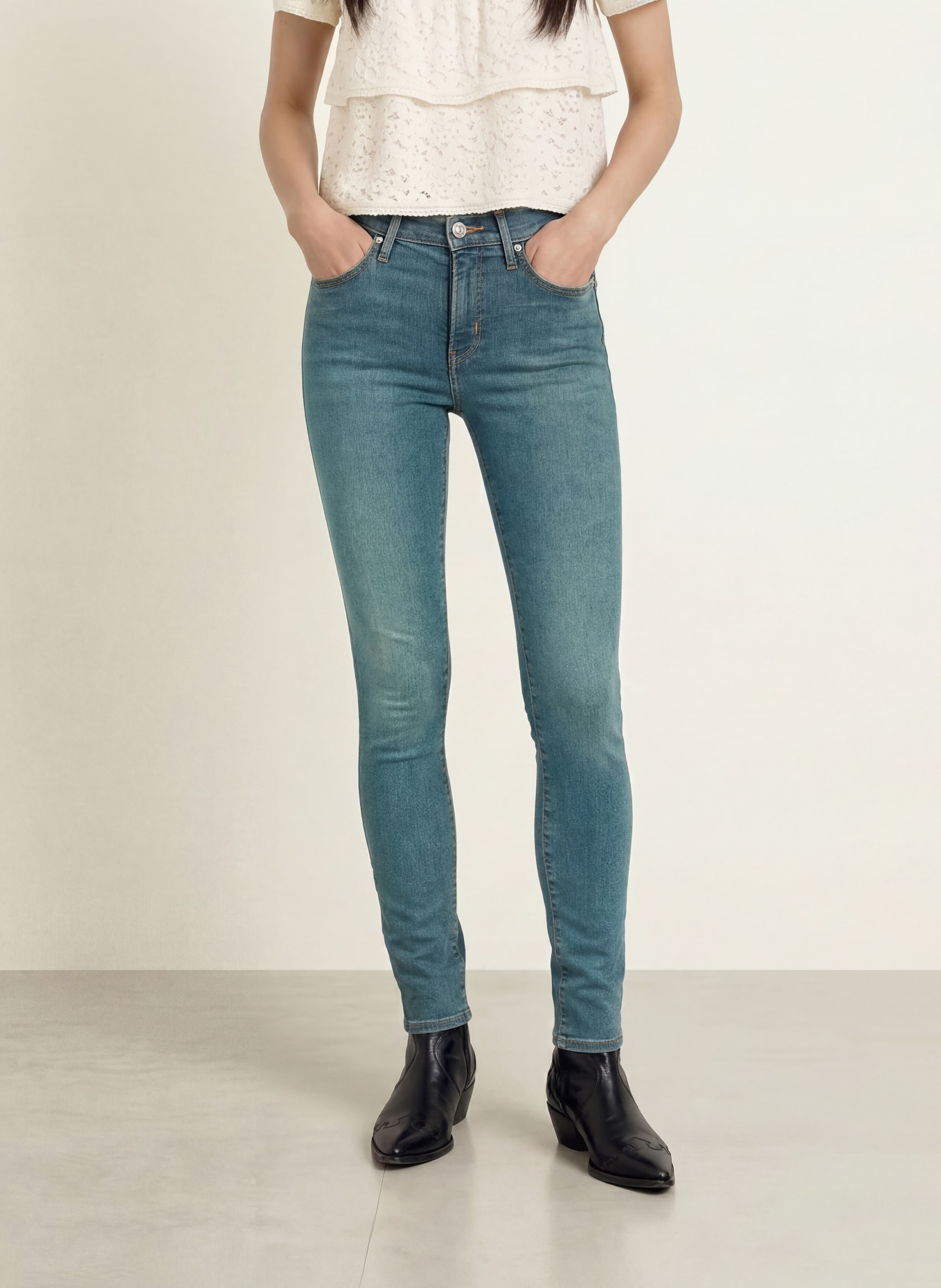 Levi's® Skinny džíny 311 SHAPING SKINNY: 64 Med Indigo - Worn In